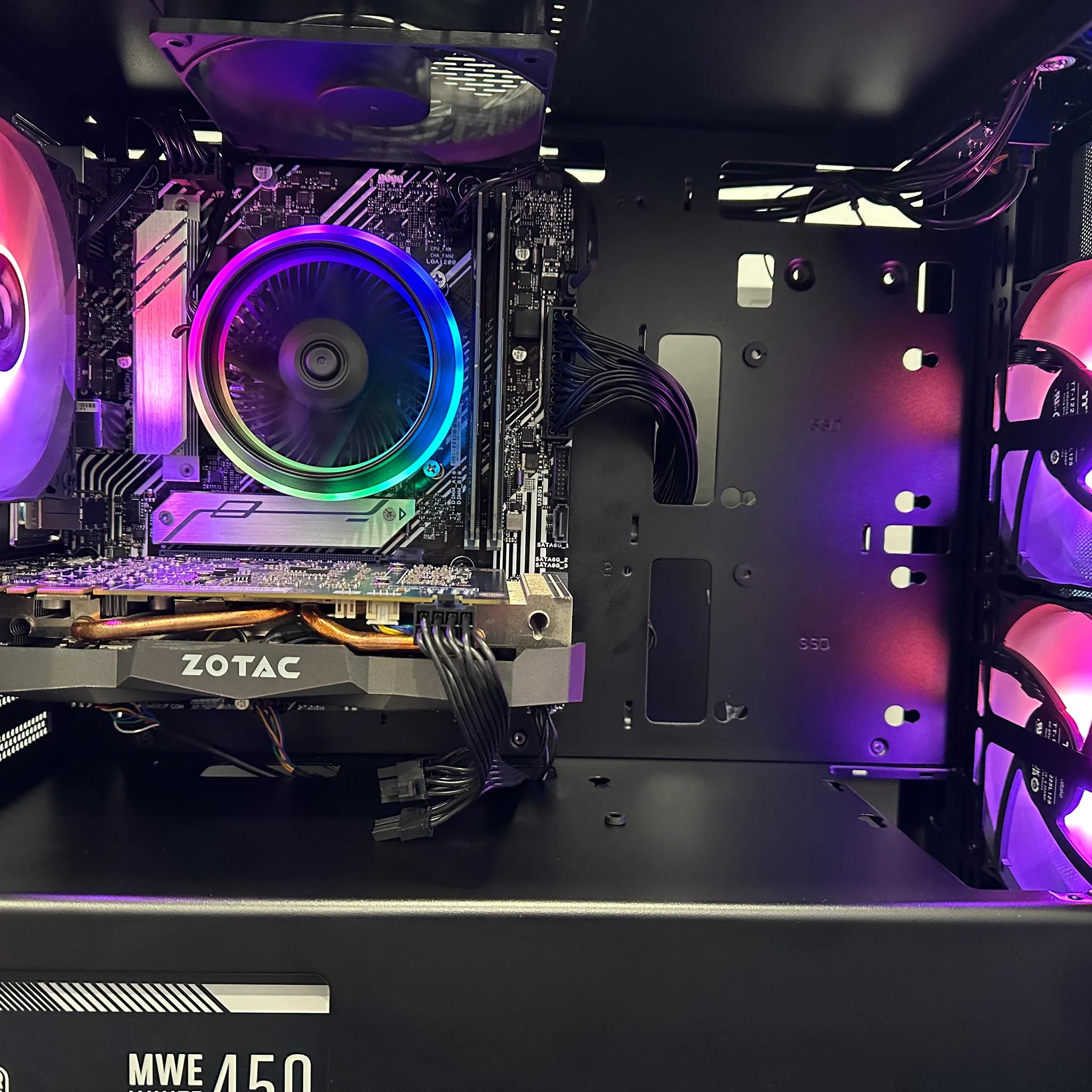 Budget Gaming PC-Intel Core i3-10100F 4 Core/8Thread -Nvidia GTX 1060 6GB -16GB DDR4 RAM-500GB SSD
