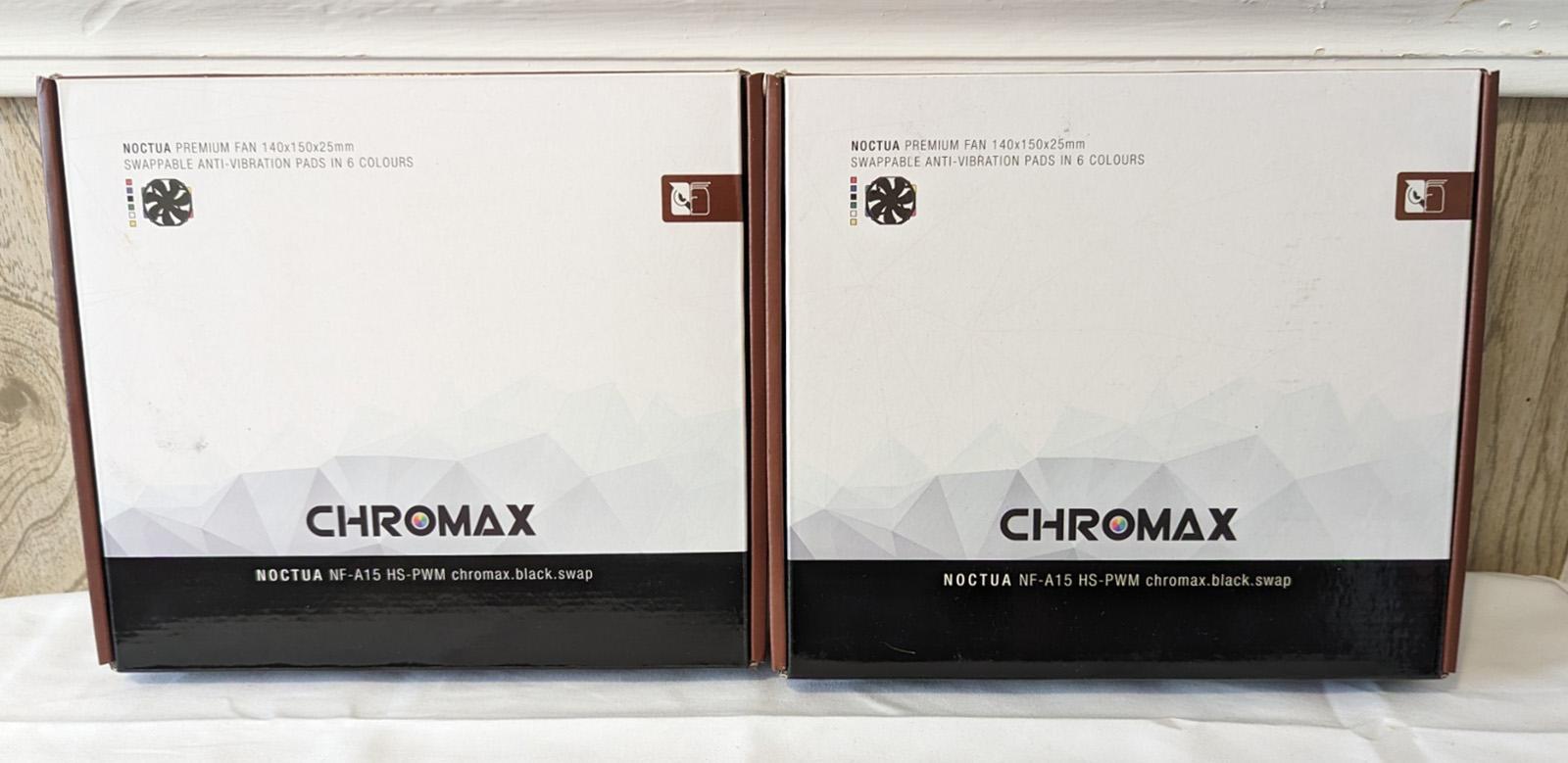 Noctua NF-A15 HS-PWM Chromax.Black.Swap Case/Heatsink upgrade Fans 140mm x 150mm x 25mm