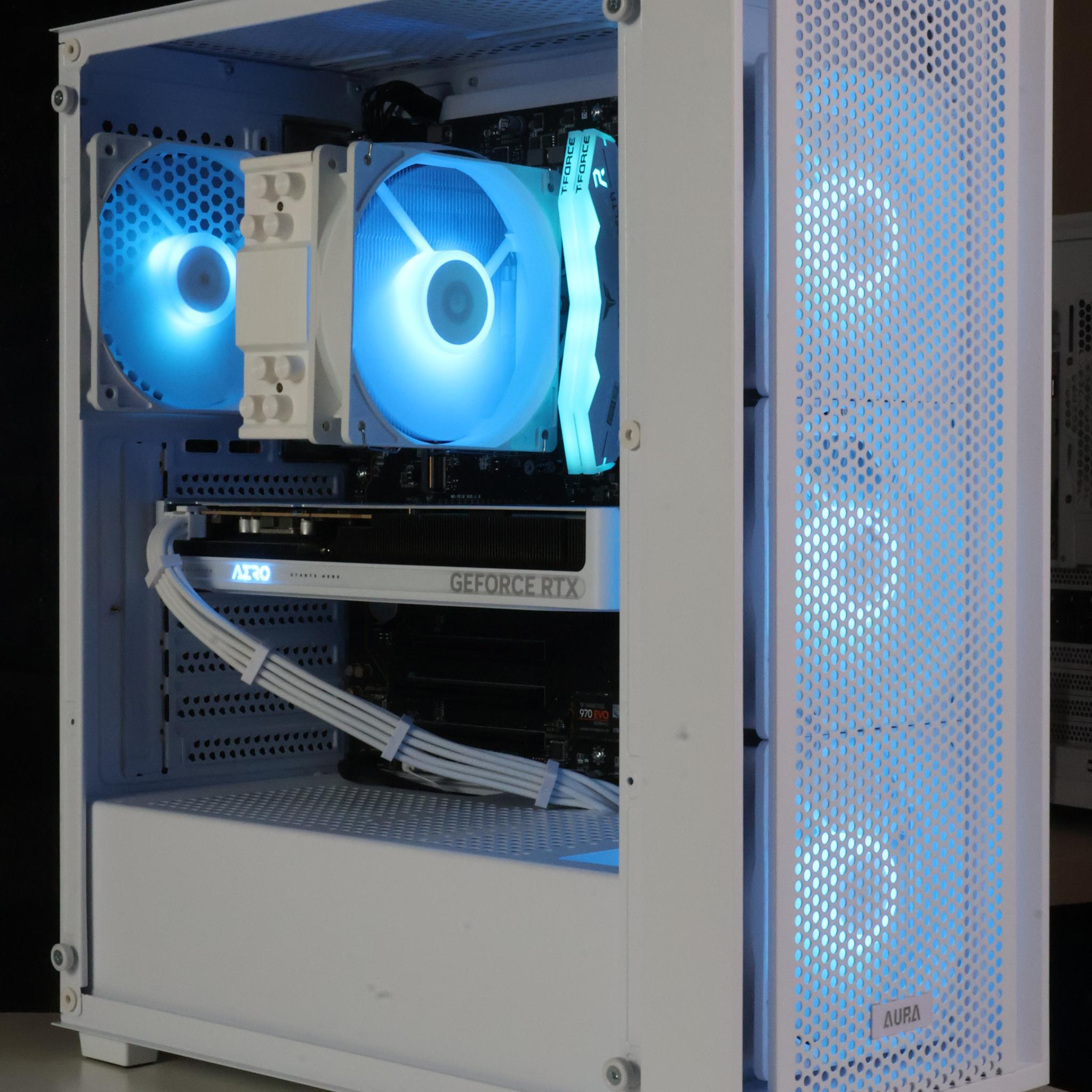 ⚪ Ryzen 7 8700F/RTX 5060 8GB Gaming/Streaming PC ⚪