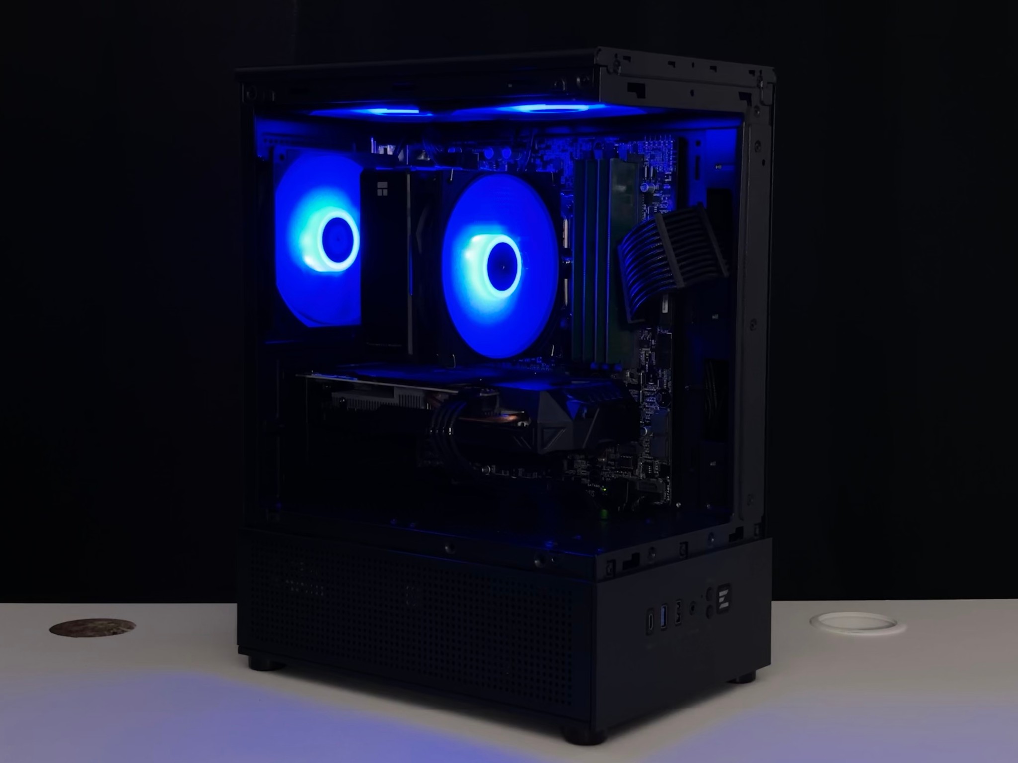 ❤️🔥❤️ Black Gaming PC - GTX 1060 / I7 6700 / 16GB RAM / 1TB HHD / WIFI + BT 🖤🔥🖤