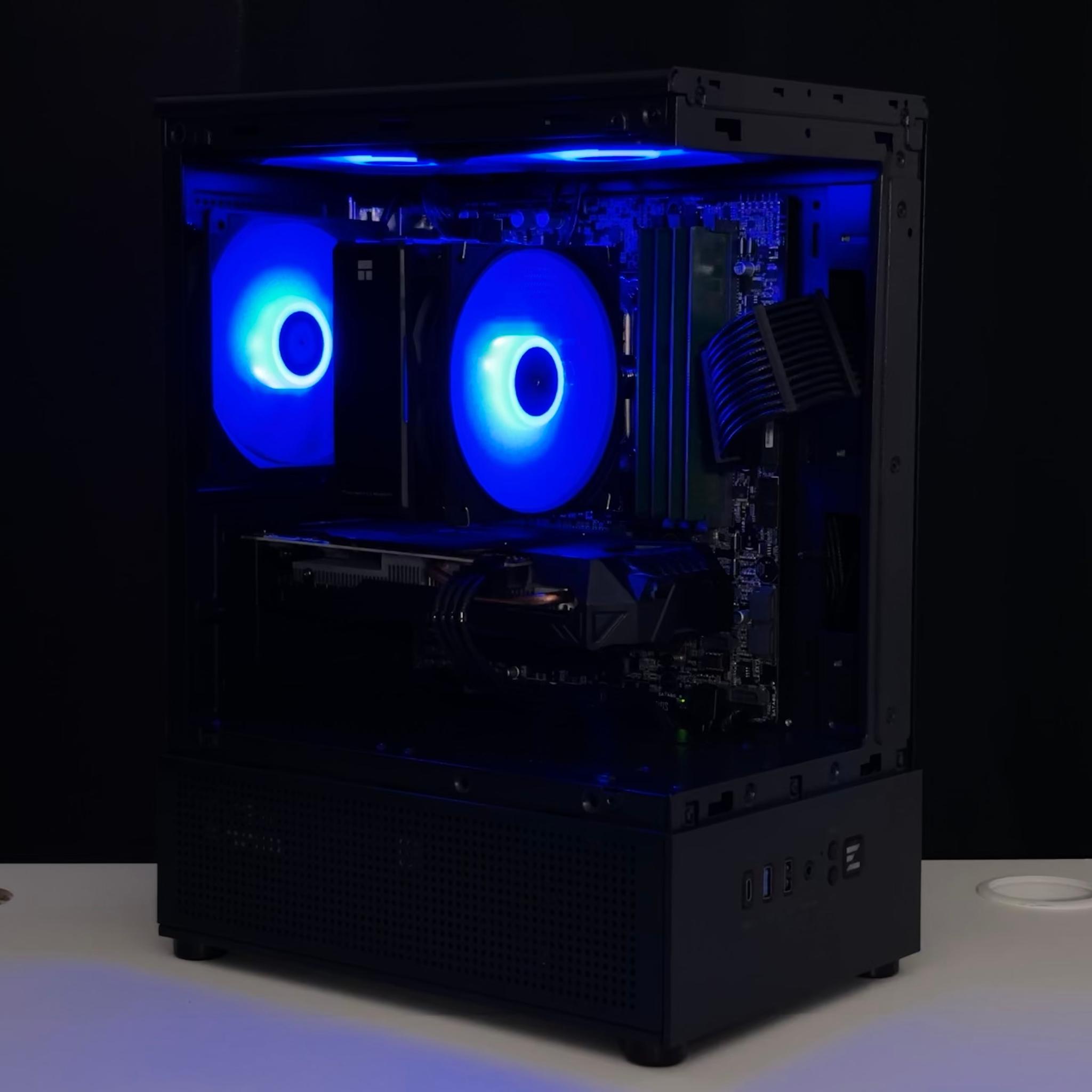 ❤️🔥❤️ Black Gaming PC - GTX 1060 / I7 6700 / 16GB RAM / 1TB HHD / WIFI + BT 🖤🔥🖤