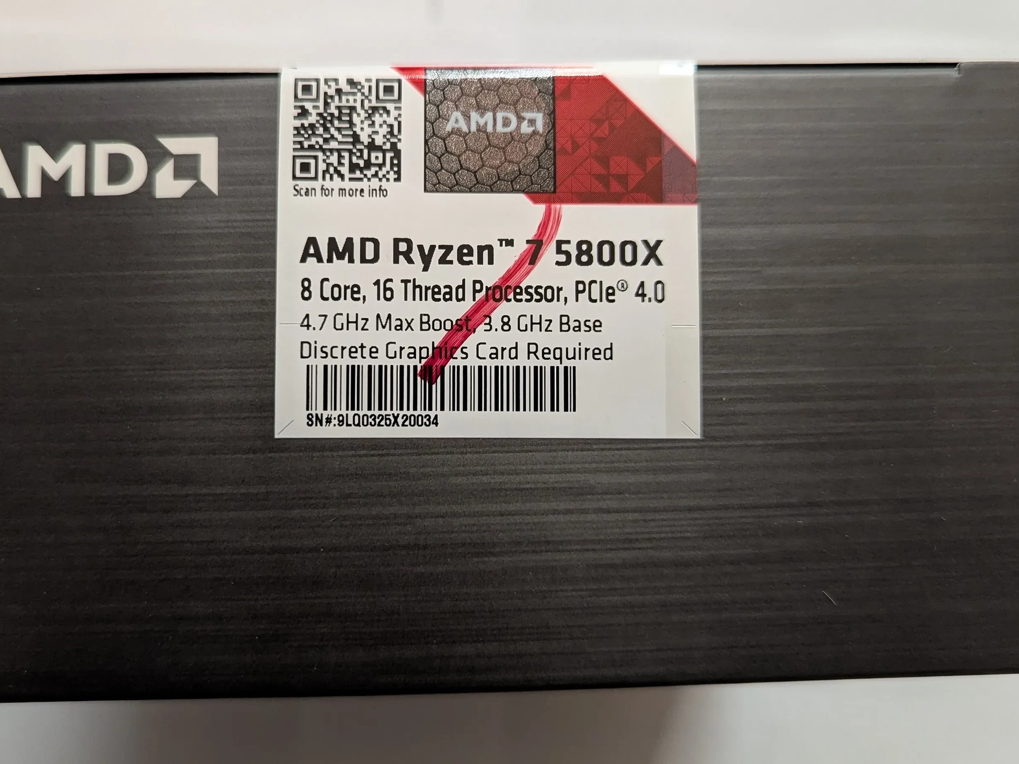 AMD Ryzen 7 5800X AM4 8-Core Processor BNIB + G.SKILL TridentZ RGB 64GB (2 x 32GB) DDR4 3600Mhz