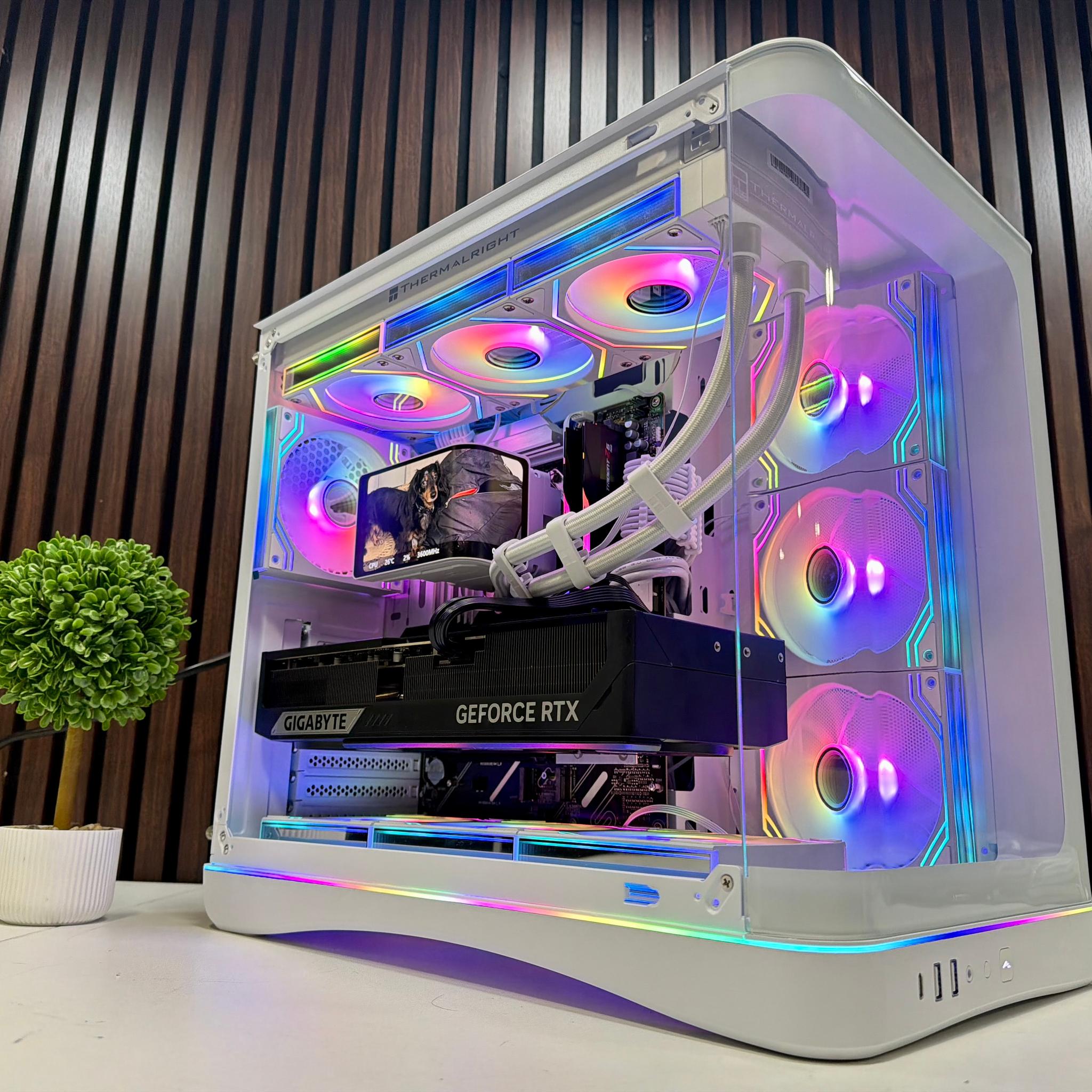 RTX 5090 | Ryzen 9950X3D | 64GB DDR5 | 4TB M.2 | 1200 Watt Gold PSU | LCD AIO