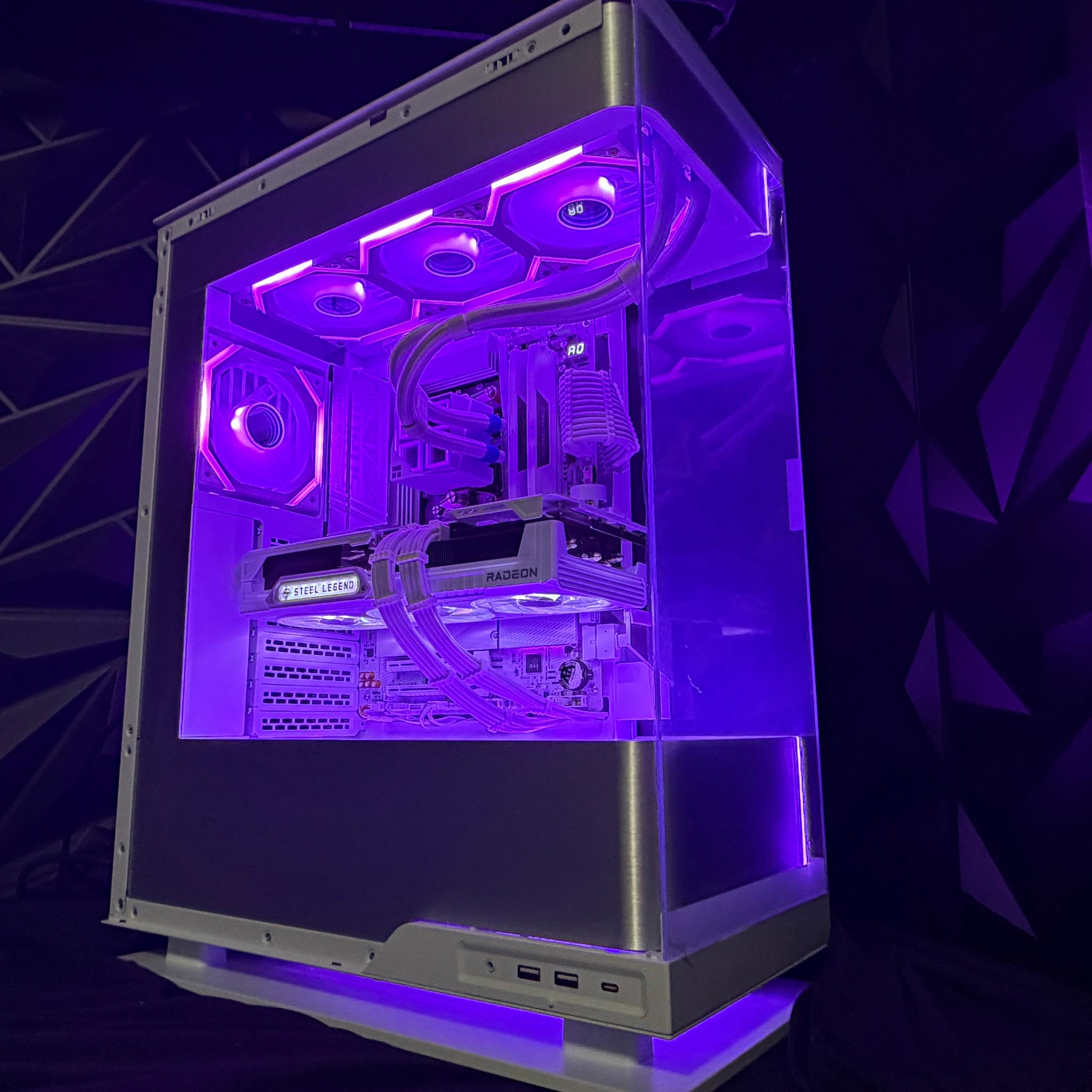🥛❄️ ARCTIC MILK ❄️🥛👑 Ryzen 9 7900X| RX 9070XT| 32 GB DDR5| 2.75 TB NVMe| 850W PSU