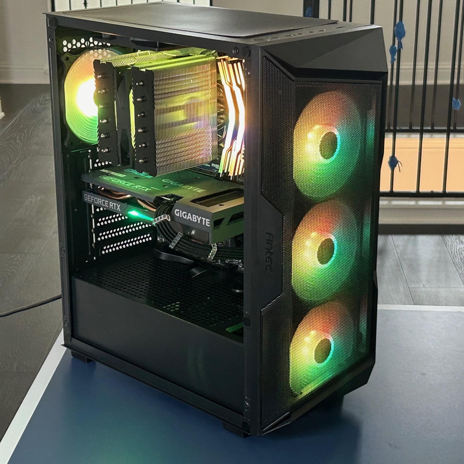 🎁Ultra Performance! RTX 3060 Ti | Ryzen 7 3700X | 1TB SSD | 16GB RAM | High End Gaming/Streaming PC!