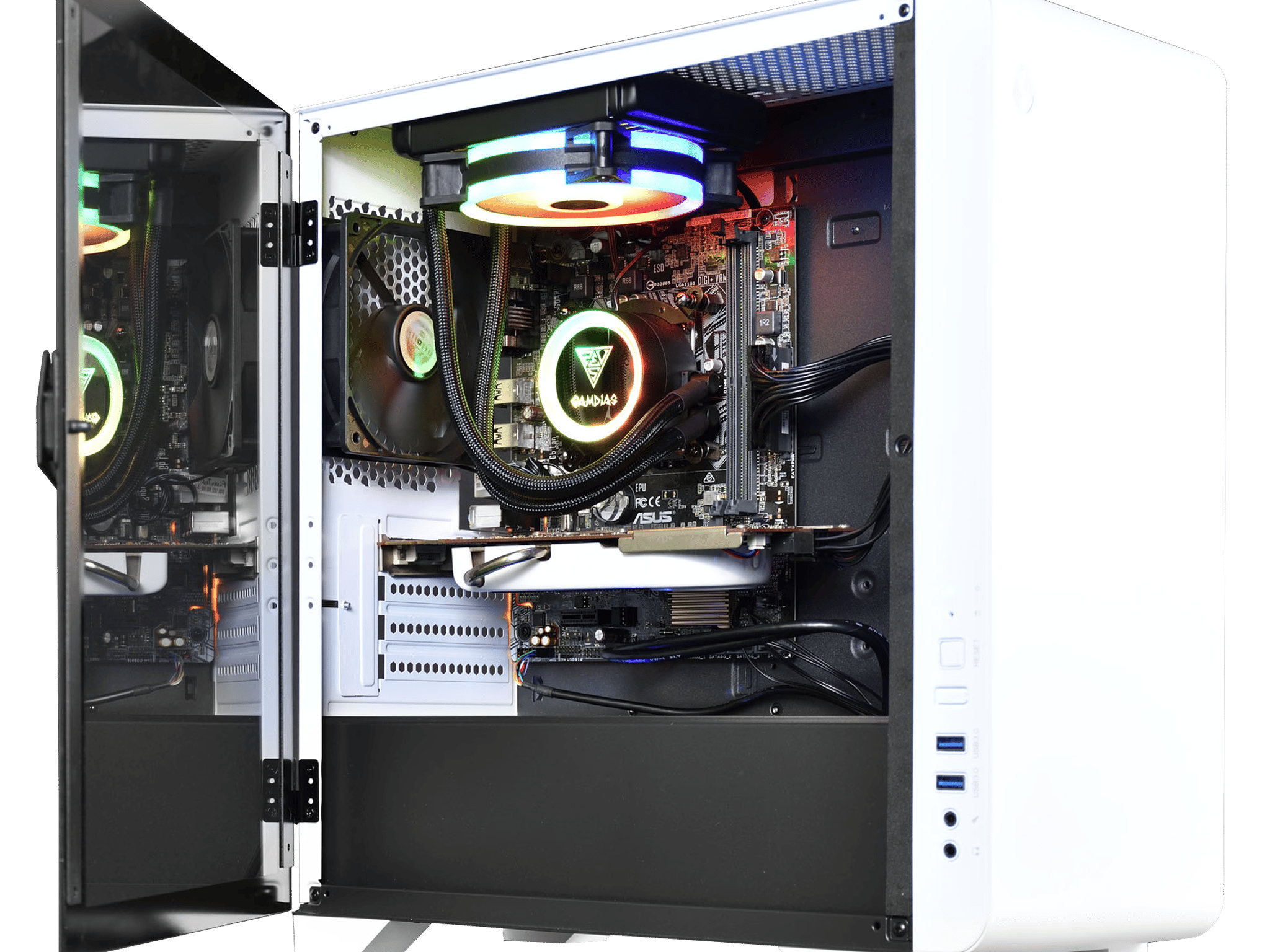 GAMDIAS MARS E2 PC CASE (NEW BUT OPENED BOX) "AS IS"