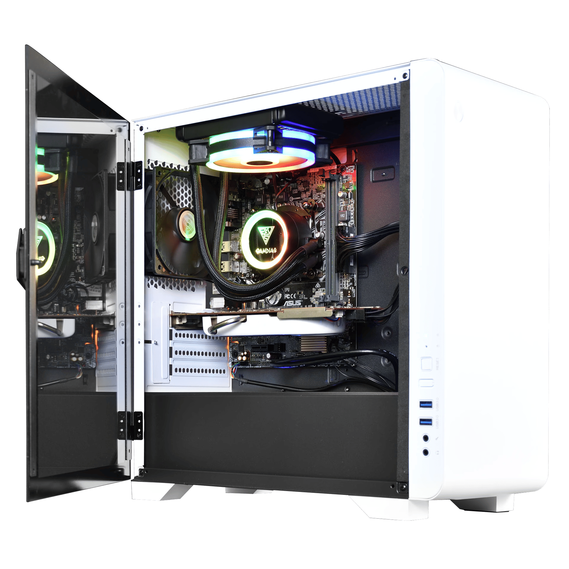 GAMDIAS MARS E2 PC CASE (NEW BUT OPENED BOX) "AS IS"