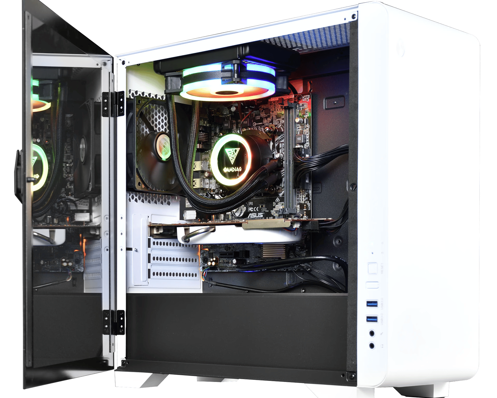 GAMDIAS MARS E2 PC CASE (NEW BUT OPENED BOX) "AS IS"
