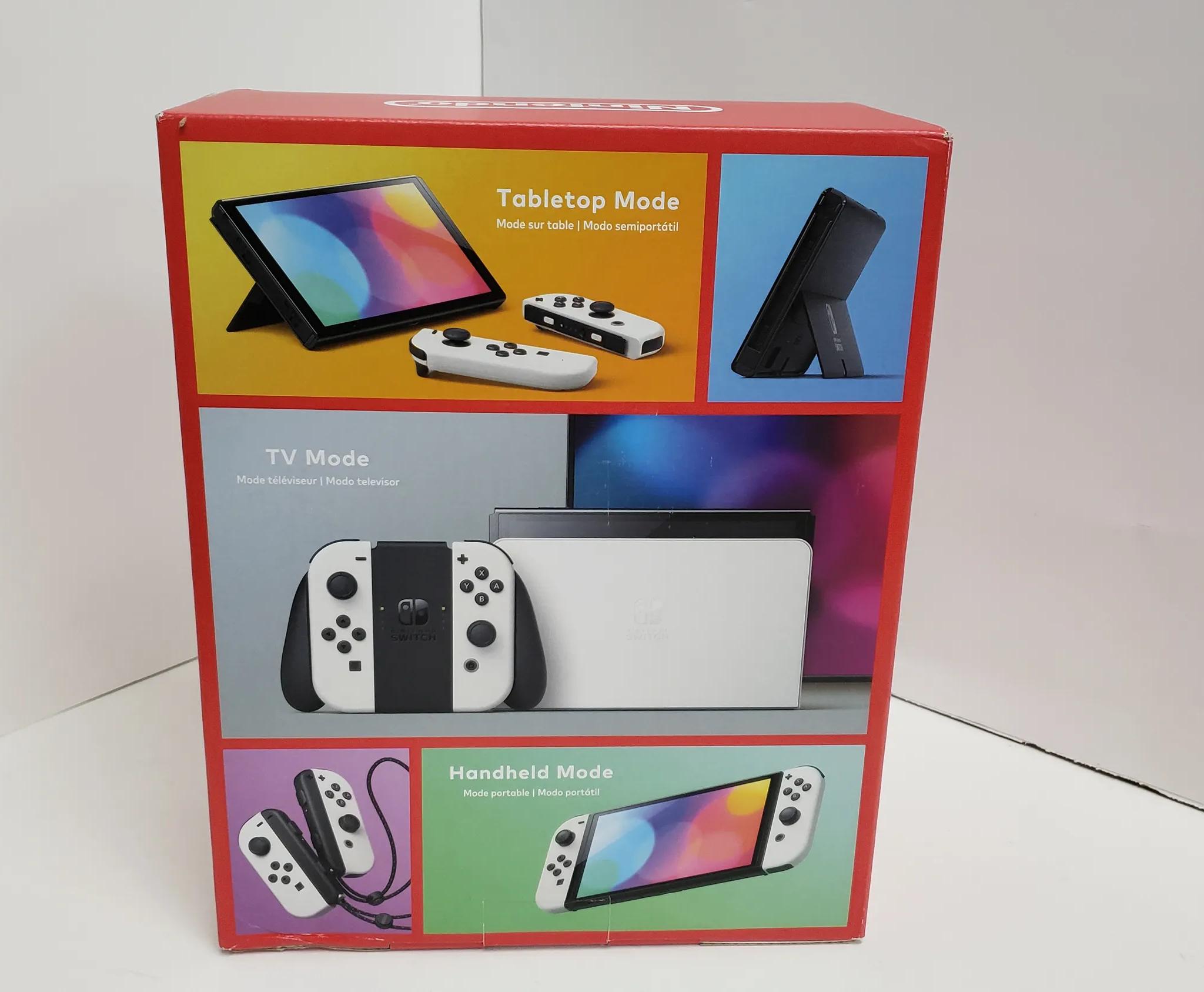 Nintendo Switch OLED Model w/ White Joy-Controllers