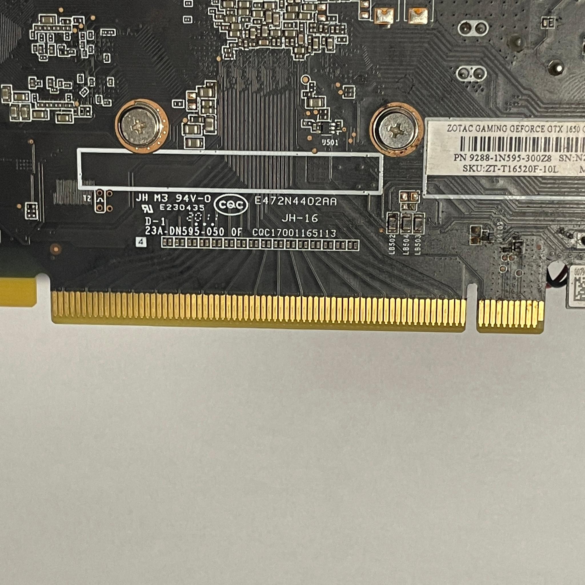 Zotac GTX 1650 OC