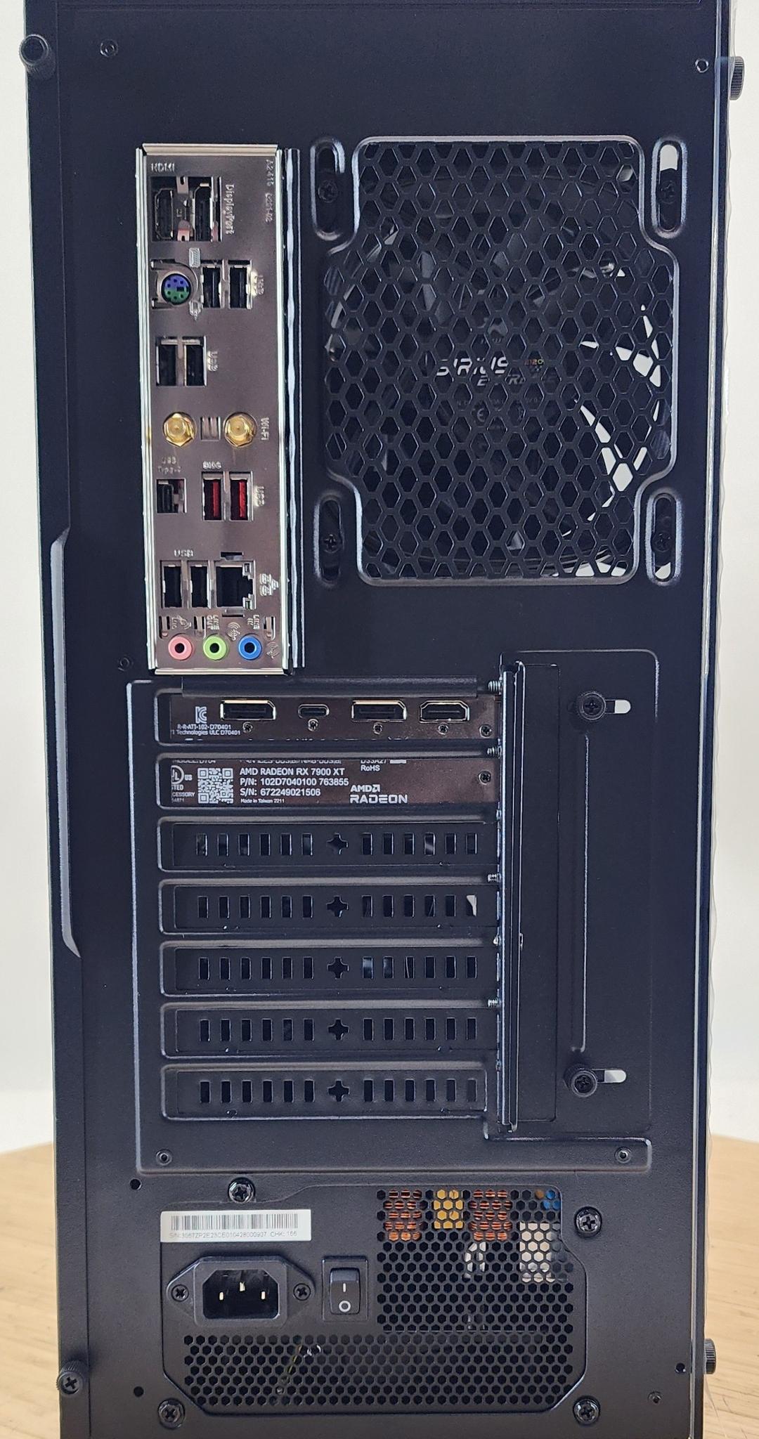 Gaming PC Ryzen 7 7700 32GB RAM 2TB SSD RX 7900 XT 20GB Windows 11 Computer