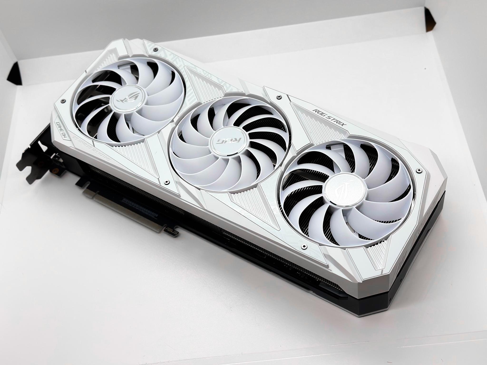 ASUS ROG Strix GeForce RTX 3060TI 8GB GDDR6 Graphics Card - White