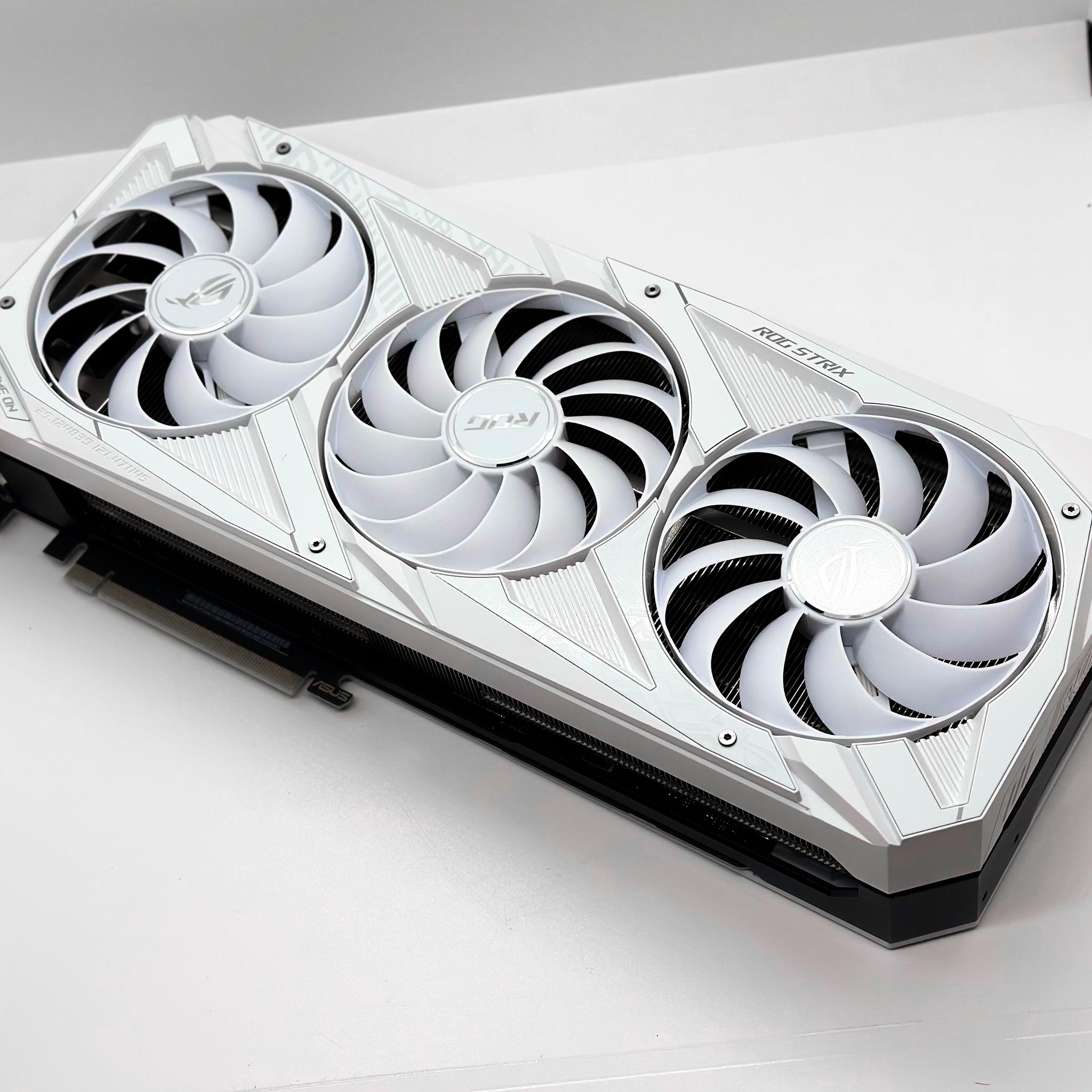 ASUS ROG Strix GeForce RTX 3060TI 8GB GDDR6 Graphics Card - White