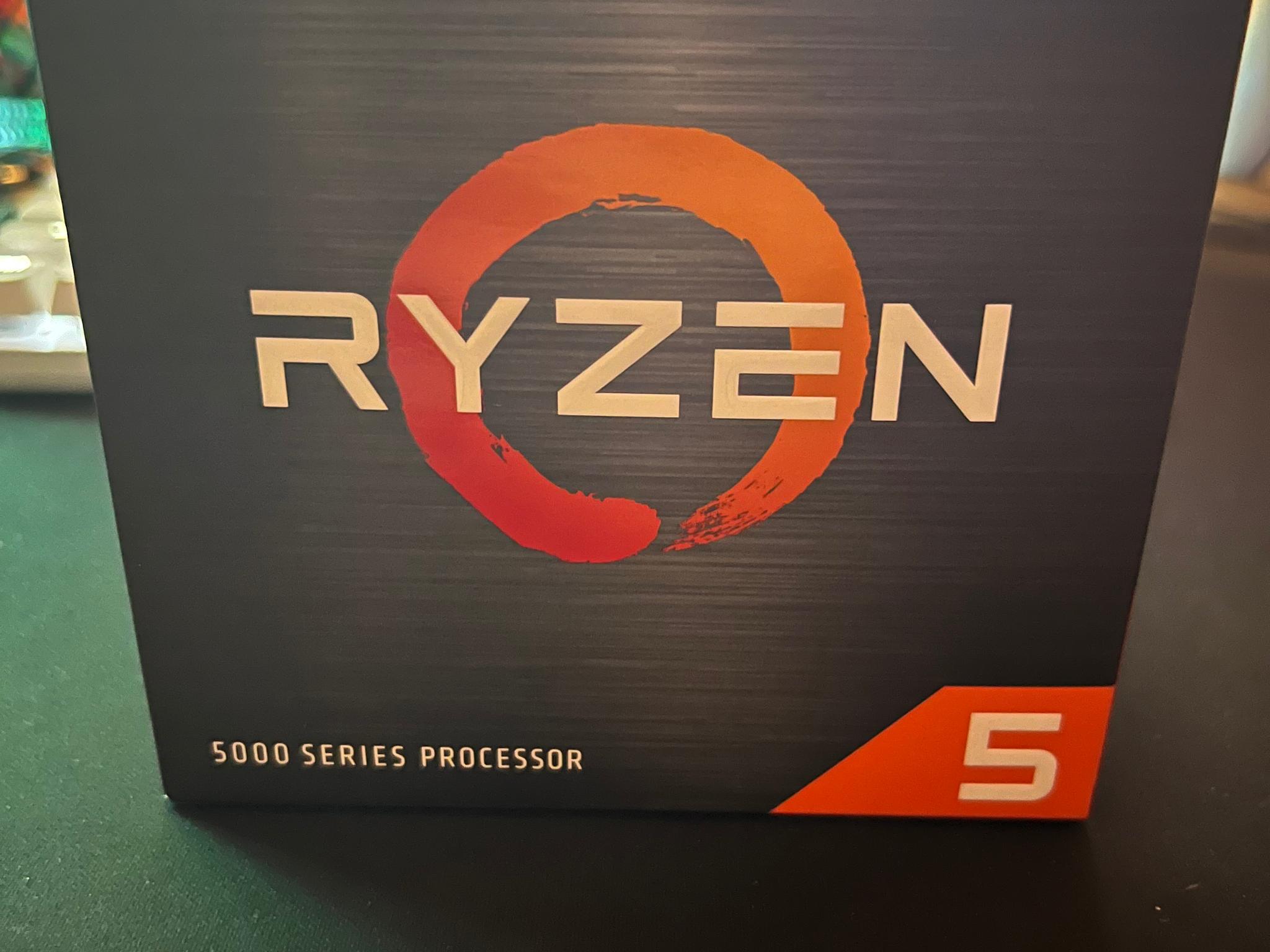 AMD Ryzen 5 5600X 6-core and 12-wire unlocked desktop processor Wraith Stealth Cooler (No paste)