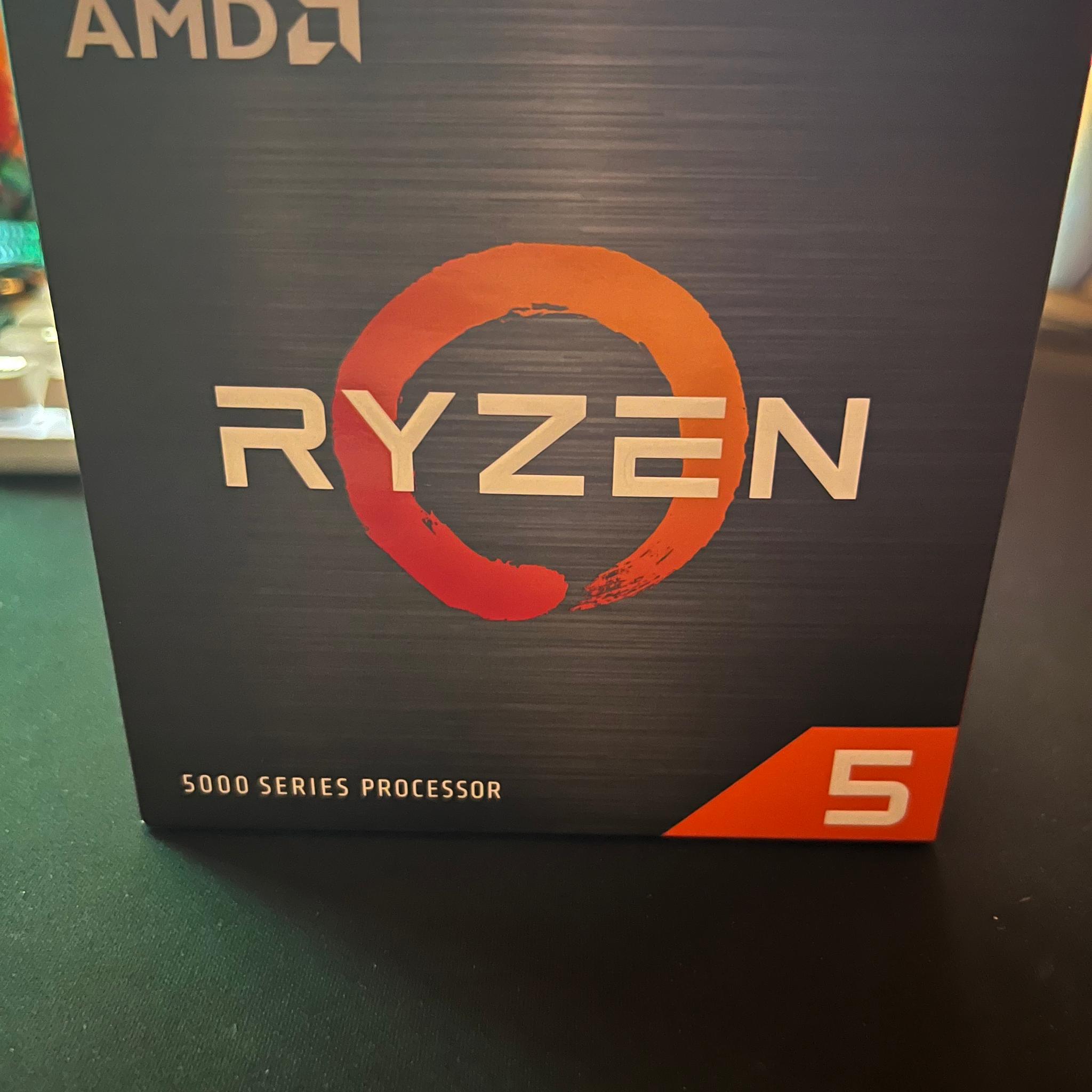 AMD Ryzen 5 5600X 6-core and 12-wire unlocked desktop processor Wraith Stealth Cooler (No paste)