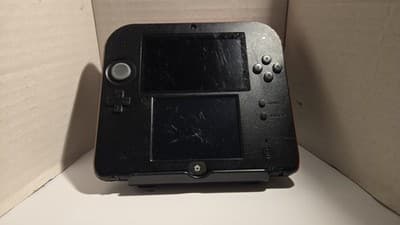 CUSTOM USED Nintendo 2DS Black/Red Handheld Console, Yo-Kai Watch Edition
