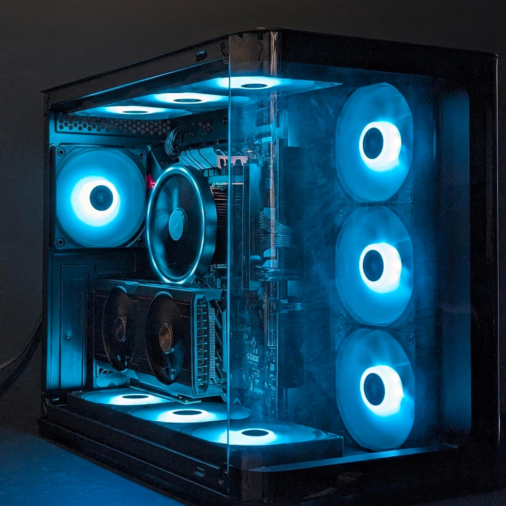 ⚫️ BLACKOUT 1080p Ultra Gaming PC (RX 6600 XT | Ryzen 5 5500 | 16GB RAM)