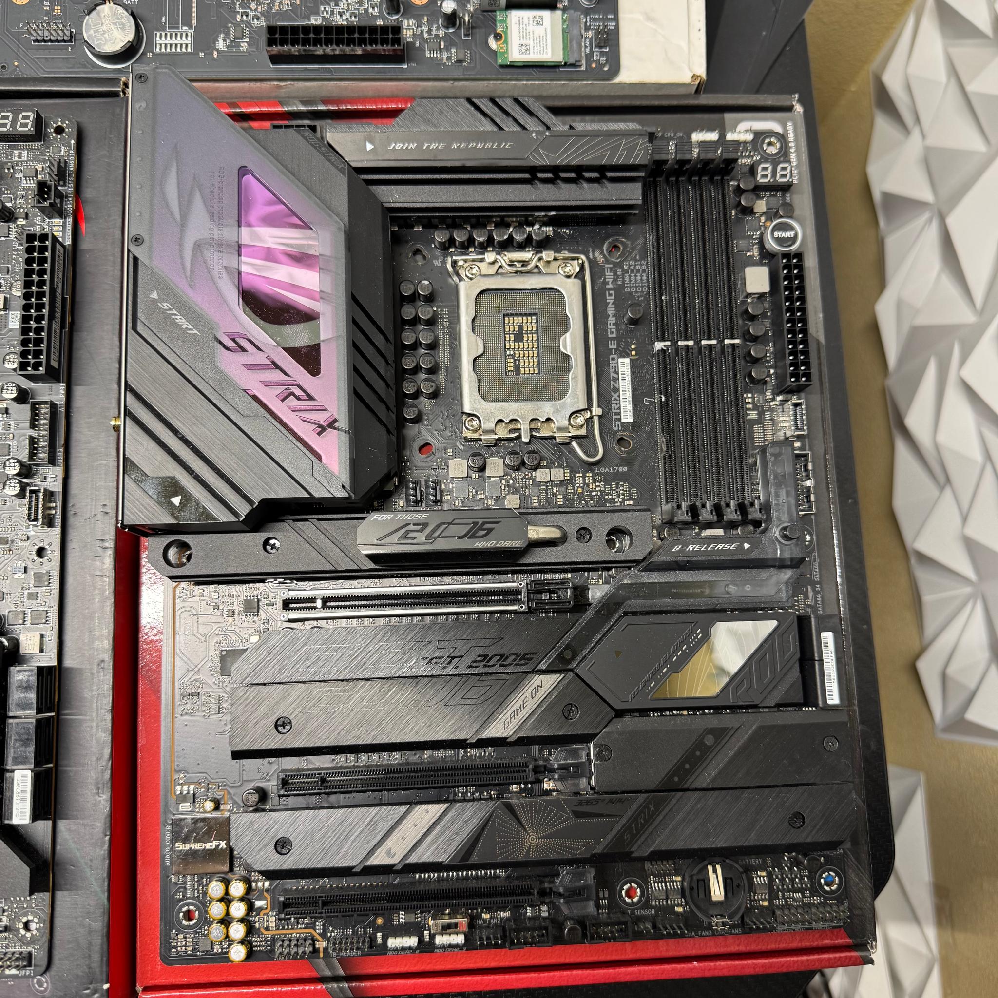 Motherboards for parts, Z790, Z690, B450, B350, Ryzen 7 5800x, Ryzen 7 3700x, 16GB ram