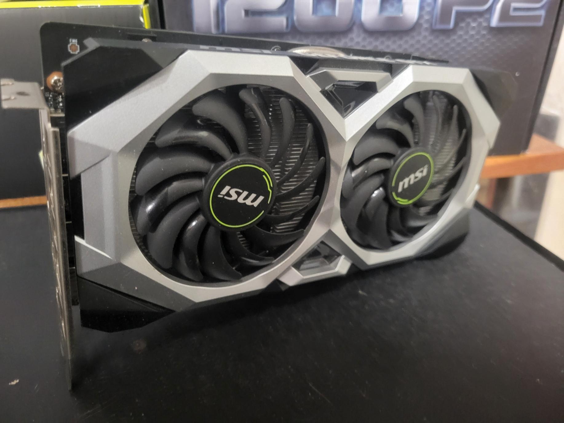 gtx 1660 super  msi ventus xs oc. slight artifacting