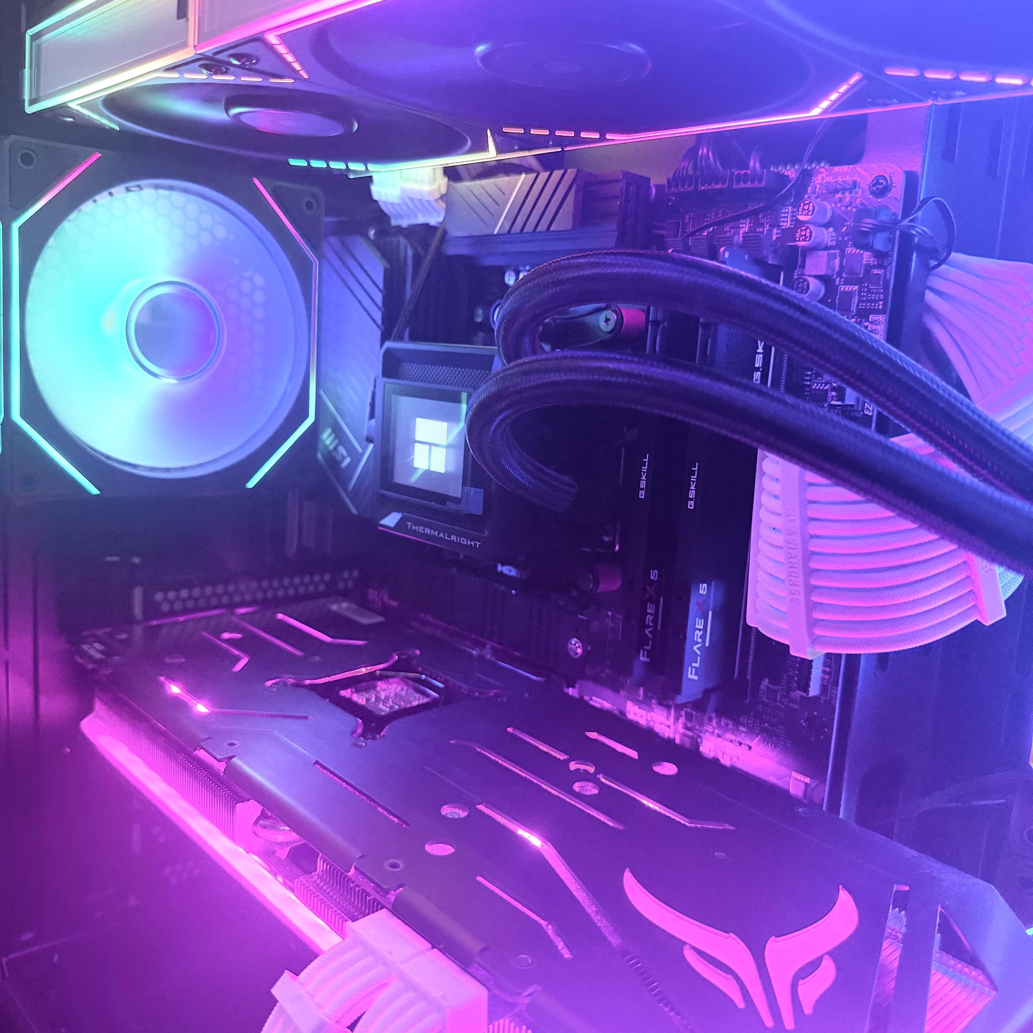 🌈"Astral Spectrum"⚫️| 4k Gaming | RX 7800XT 16GB | Ryzen 7 7700X | 32GB DDR5 | 1TB SSD+Dram