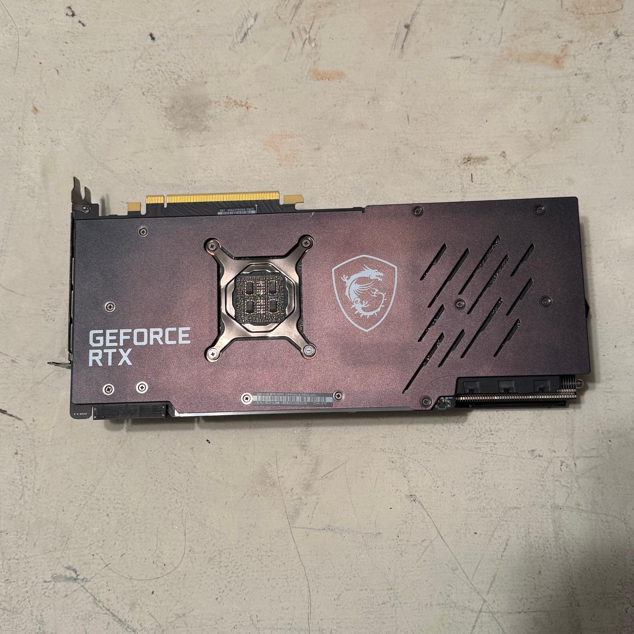 MSI GeForce RTX 3090 GAMING TRIO 24GB Graphics Card