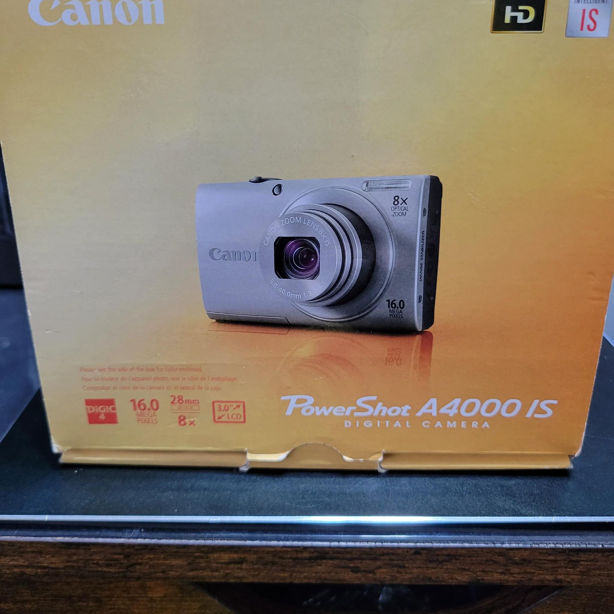 🔵 Canon PowerShot A4000 IS – Boxed 📦 | Great condition 💎 | Bonus Battery 🔋 | $175 OBO🚀