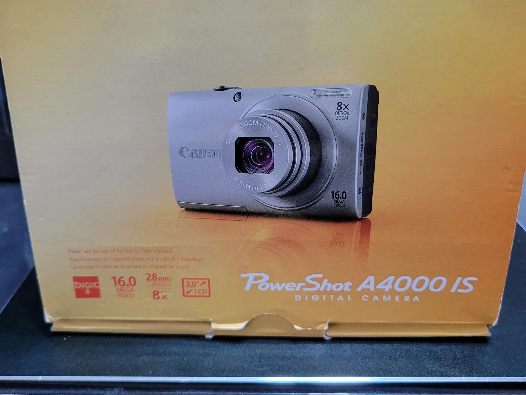 🔵 Canon PowerShot A4000 IS – Boxed 📦 | Great condition