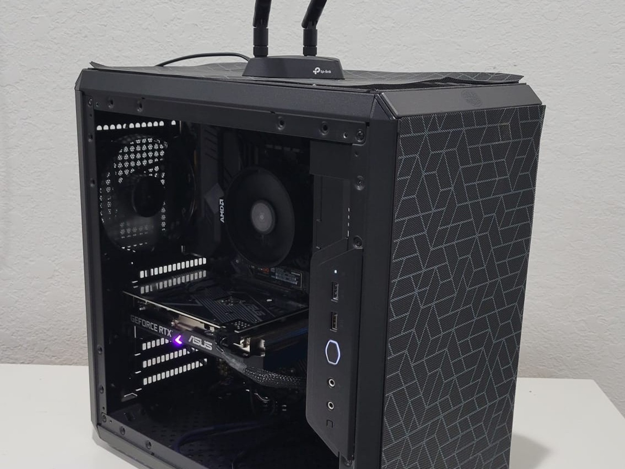 Prebuilt AMD Ryzen 5 5500 / RTX 3060 Gaming PC – 16GB RAM, 500GB NVMe, RGB Keyboard + Mouse