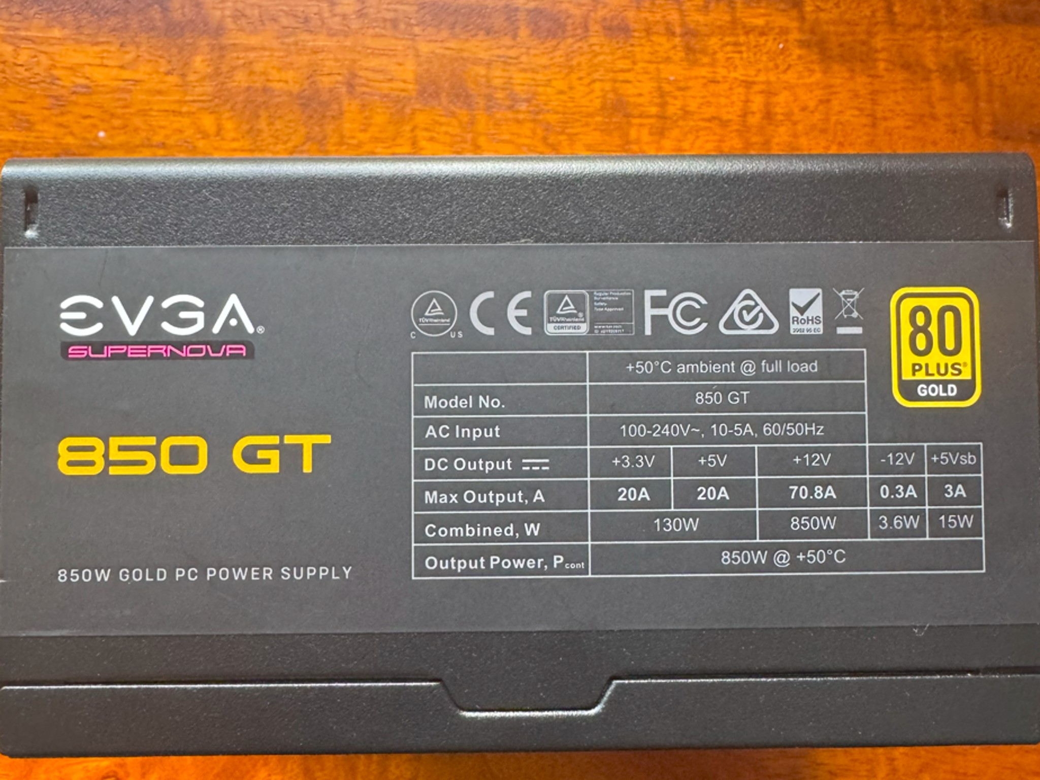 EVGA Supernova 850 GT Gold