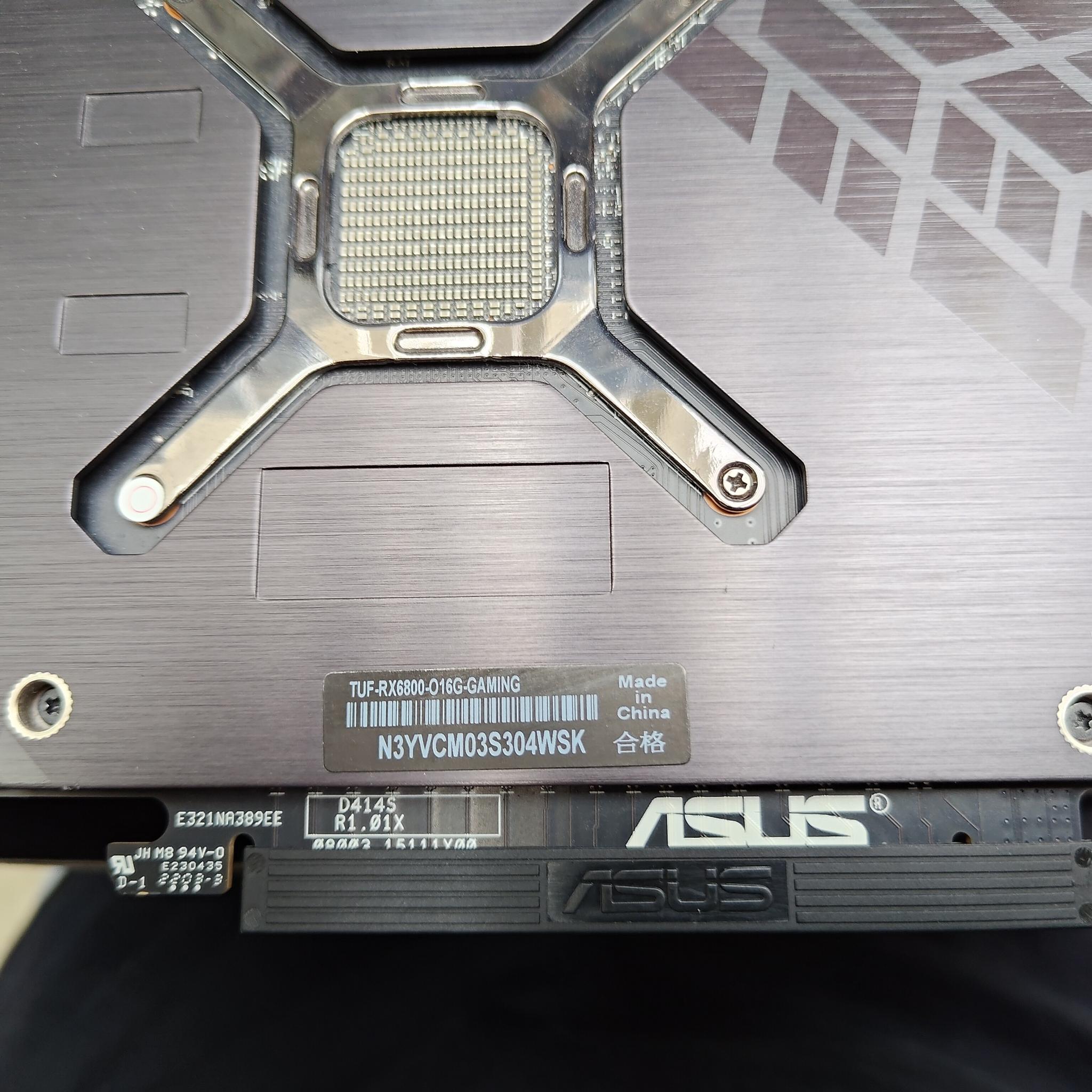 Like new ASUS TUF Gaming Radeon RX 6800 O16G OC D6 16GB