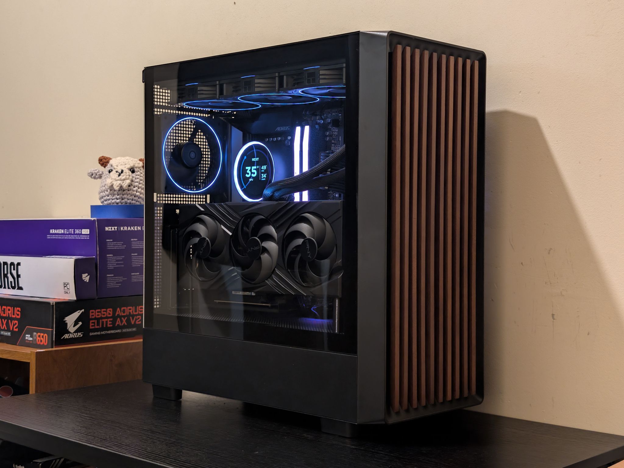 ⚫🪵4K Gaming Beast | RTX 4080 Super | Ryzen 7 7800X3D | 2TB SSD | 64GB RAM | WiFi 6 & Bluetooth🪵⚫
