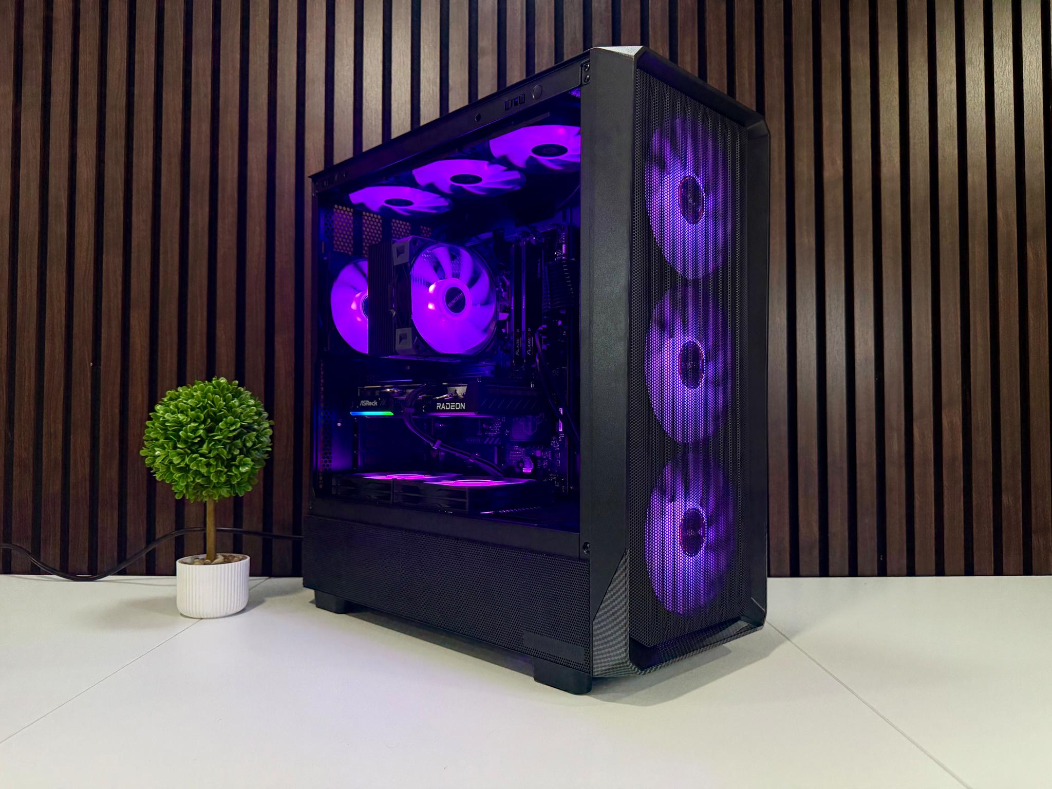 9060XT 16GB | Ryzen 7600X3D | 32GB DDR5 | 1TB SSD | 800W Gold PSU | ARGB Fans | Windows 11