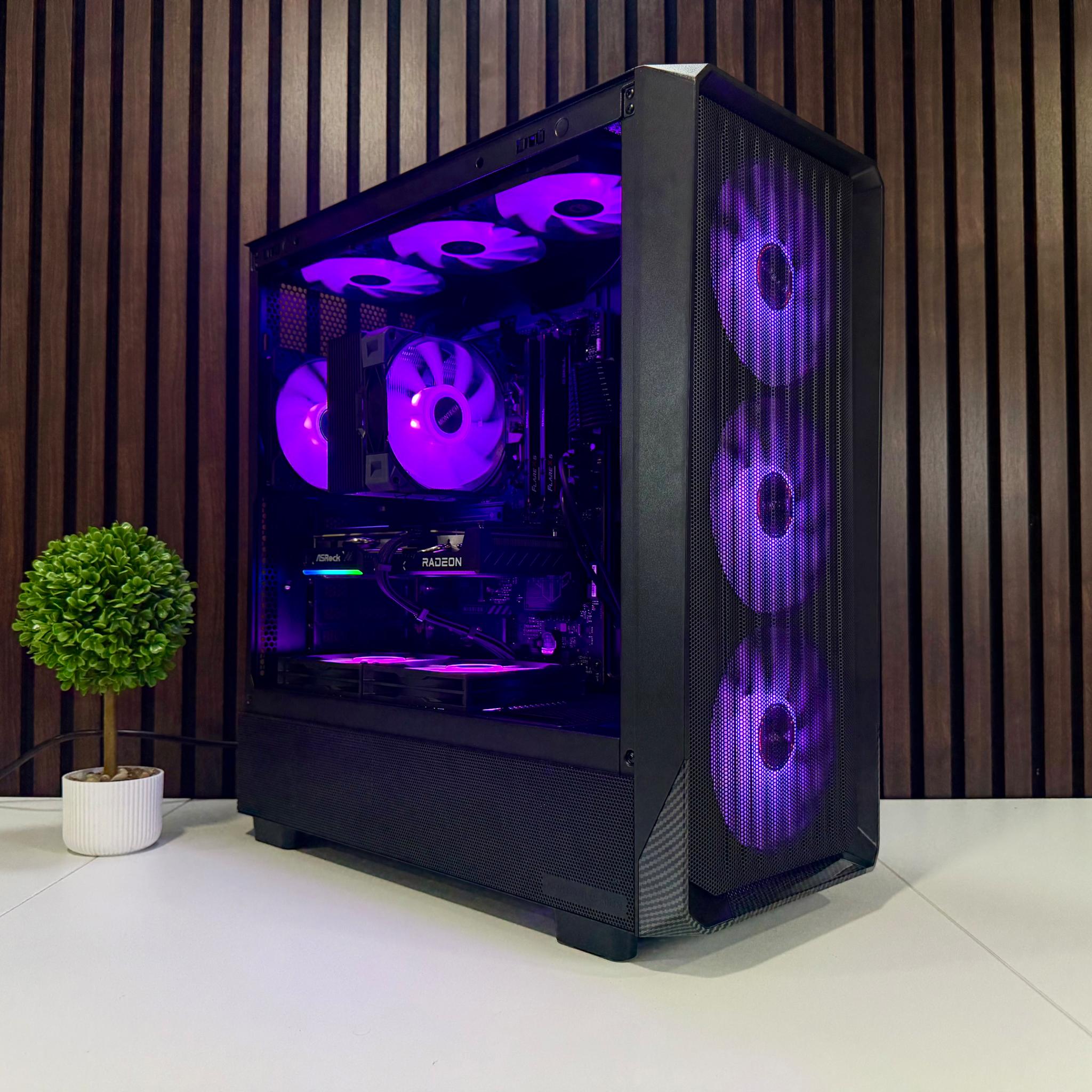 9060XT 16GB | Ryzen 7600X3D | 32GB DDR5 | 1TB SSD | 800W Gold PSU | ARGB Fans | Windows 11