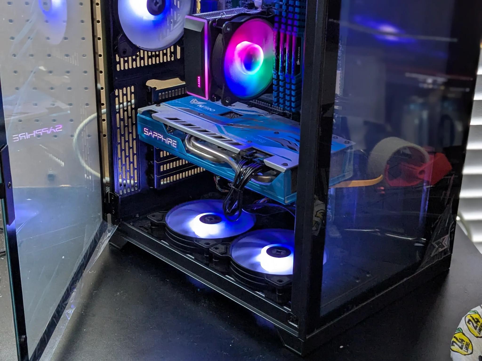 Cyan Obelisk | Marvel Rivals Ready | i7-4790, 16GB RAM, RX 580 8GB, 500GB SSD, Win10, RGB, Wifi