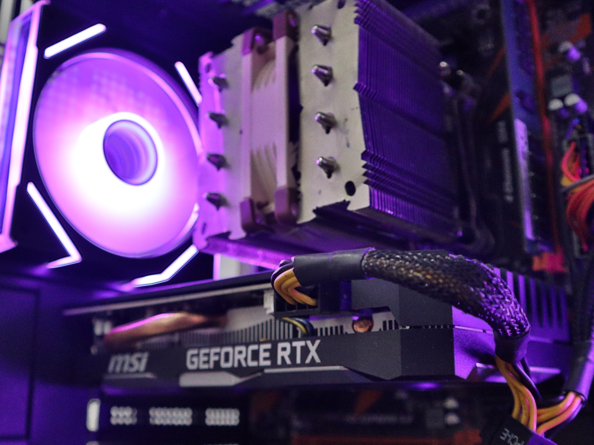 Gaming PC - RTX 2060, E5-1650 V4, 32GB DDR4, WIFI, BLUETOOTH, ARGB, BLACK, 128GB NVME SSD, 1TB HDD.