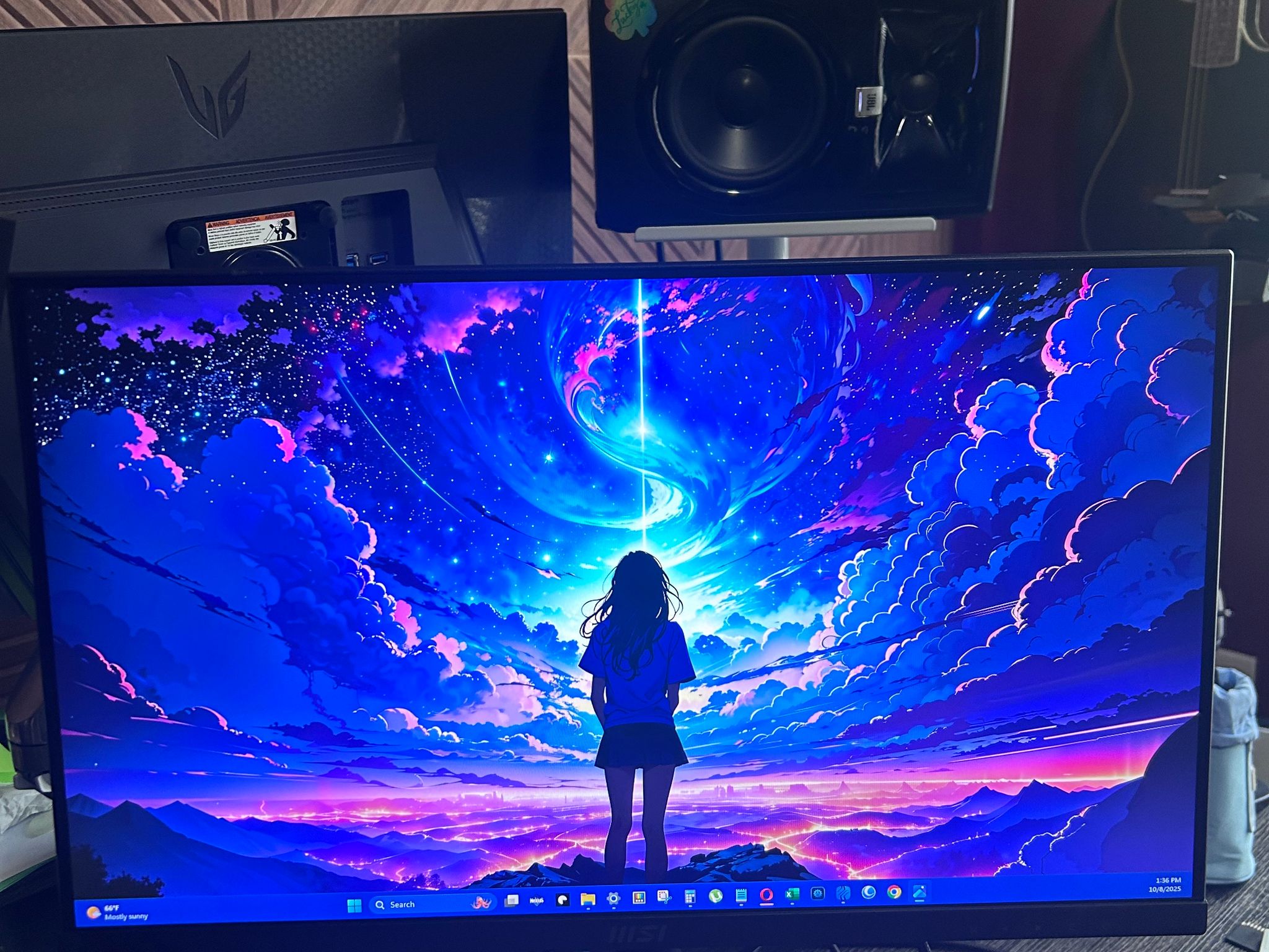 MSI 24” IPS FHD (1920 x 1080) Non-Glare with Super Narrow Bezel 100HZ 1ms 16:9