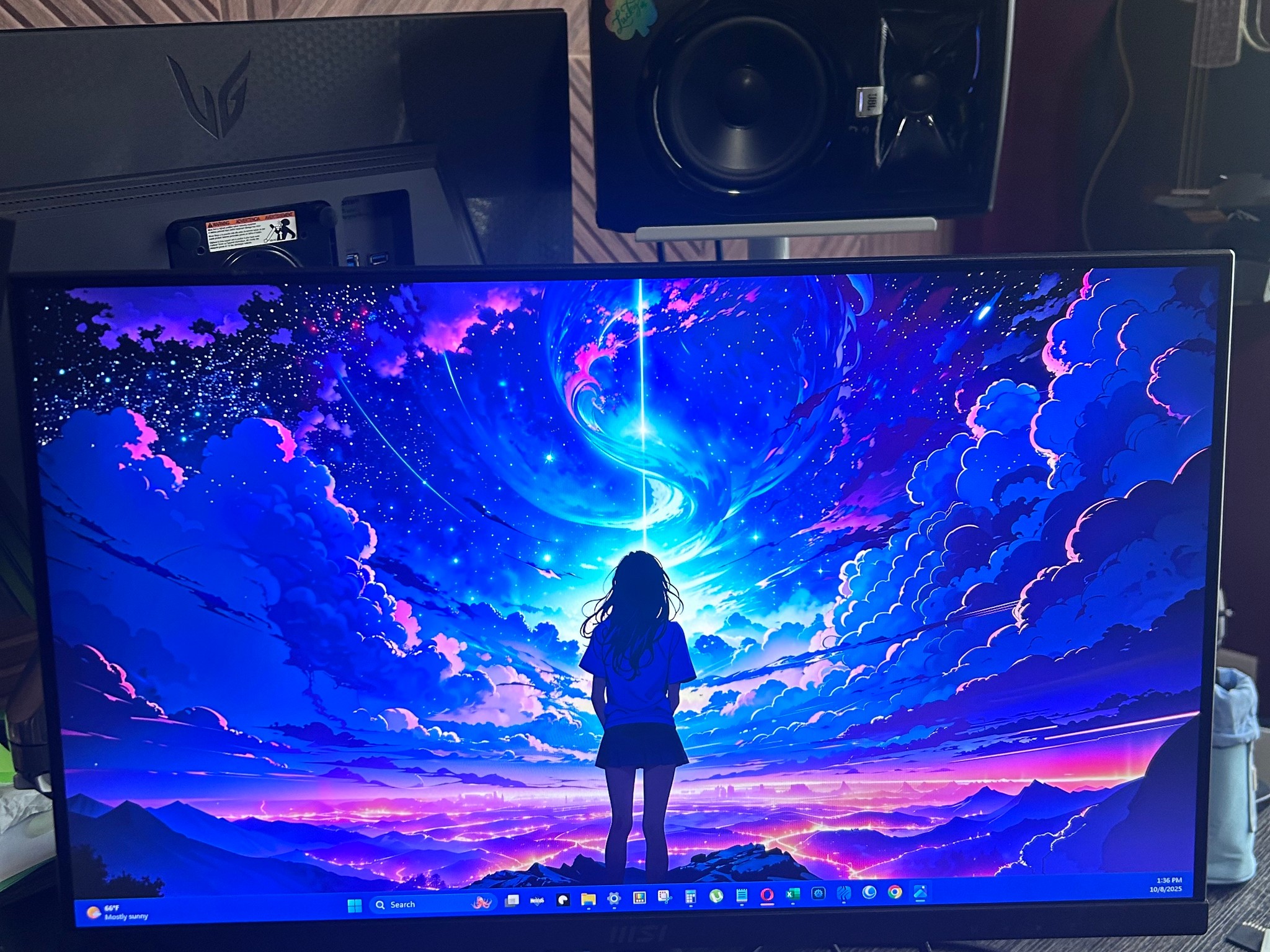 MSI 24” IPS FHD (1920 x 1080) Non-Glare with Super Narrow Bezel 100HZ 1ms 16:9