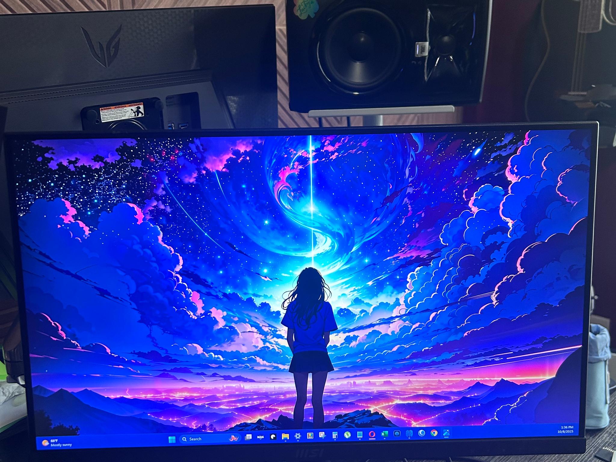 MSI 24” IPS FHD (1920 x 1080) Non-Glare with Super Narrow Bezel 100HZ 1ms 16:9