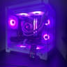 White 1080p/1440p Gaming PC – Liquid Cooled & High FPS