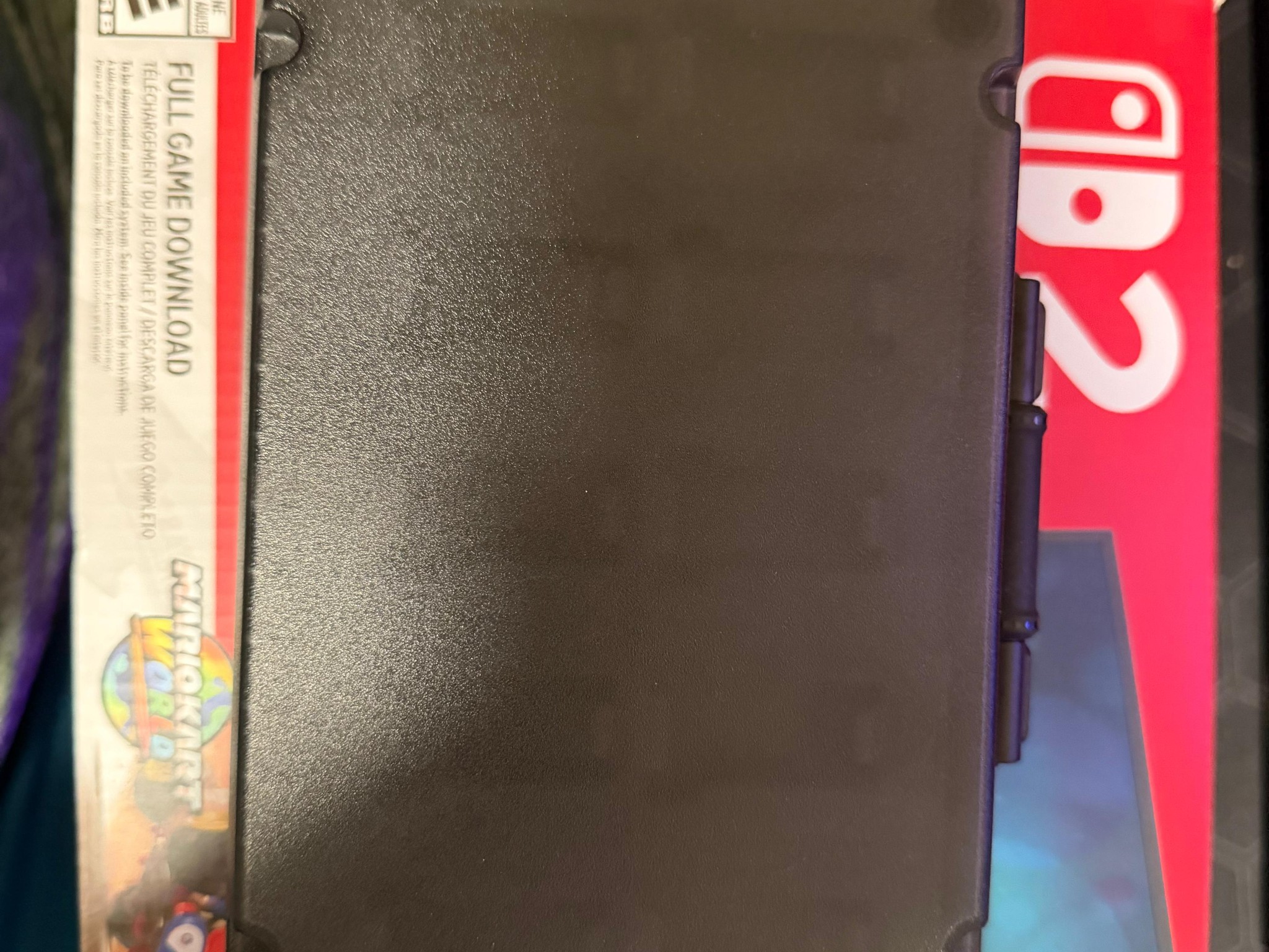 Nintendo switch 2 console with dBrand case and Donkey Kong Bonanza game