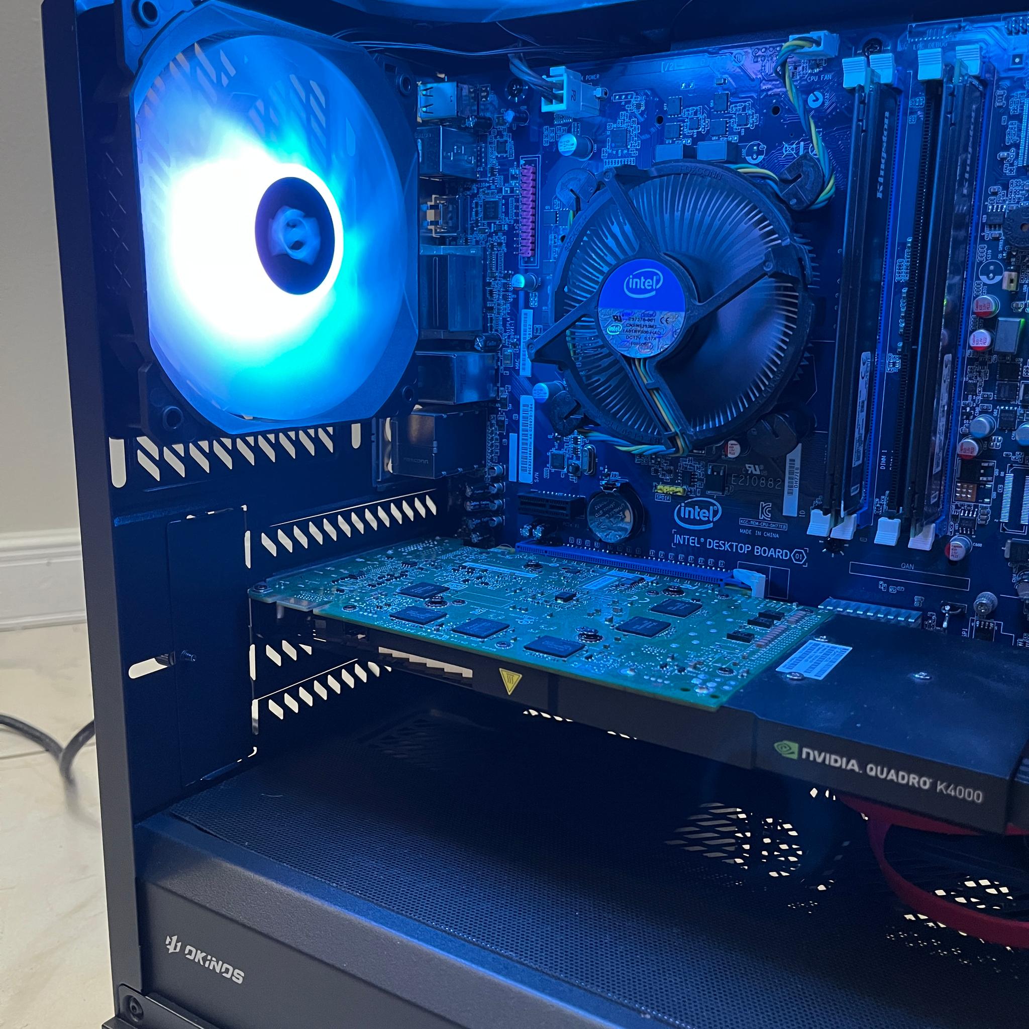 Super Budget Gaming PC - Intel i7-3770k, NVIDIA 3GB GPU, 16GB RAM, 378GB Storage, w/ Wi-Fi & BT