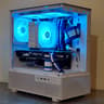 White + Blue Gaming PC | GTX 1070 | i5 8400 | 16GB | 512GB | ARGB | Wi-Fi + BT