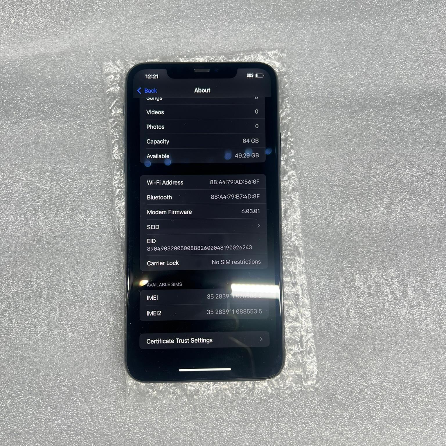 Apple iPhone 11 Pro Max – Unlocked – 64 GB – Midnight Green (Read Description)