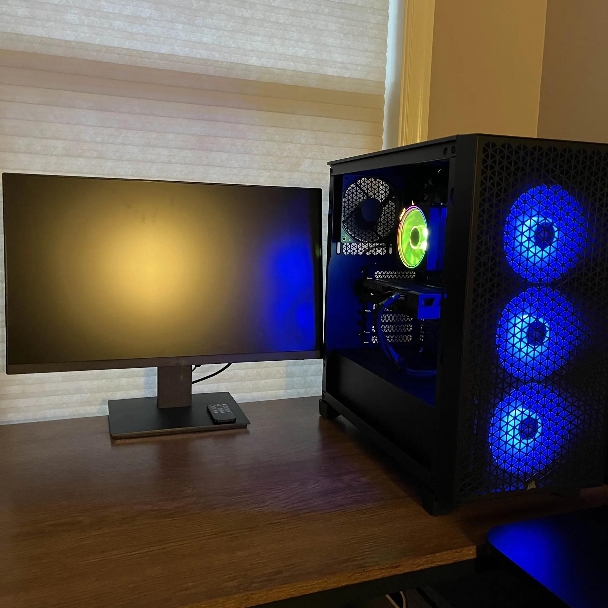 Ryzen 7 2700X + RTX 3050 ATX Build