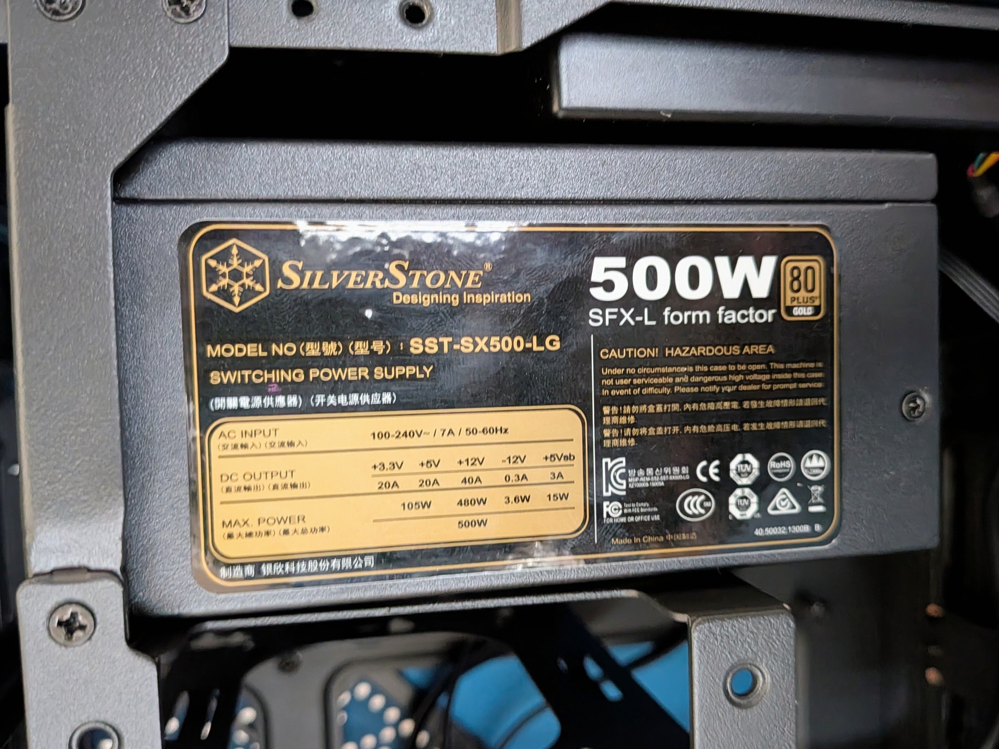 Fractal Design Era V1 + Silverstone 500W SFX Power Supply