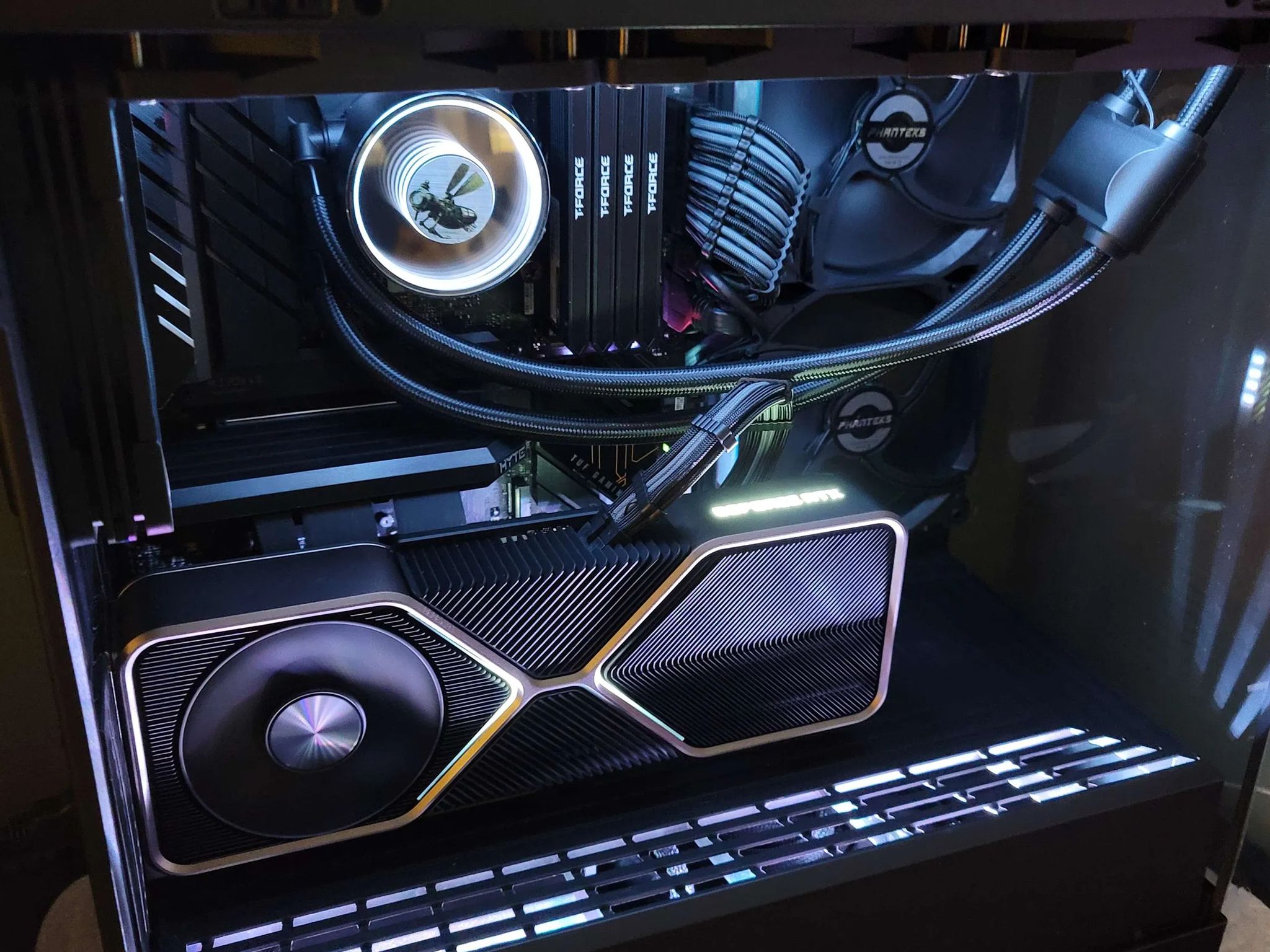 Dark Power--12700k, 3080 FE, 32GB DDR4 4133, TUF Z690, 360 AIO, 1 TB  NVMe, 850W, WiFi/Ethernet