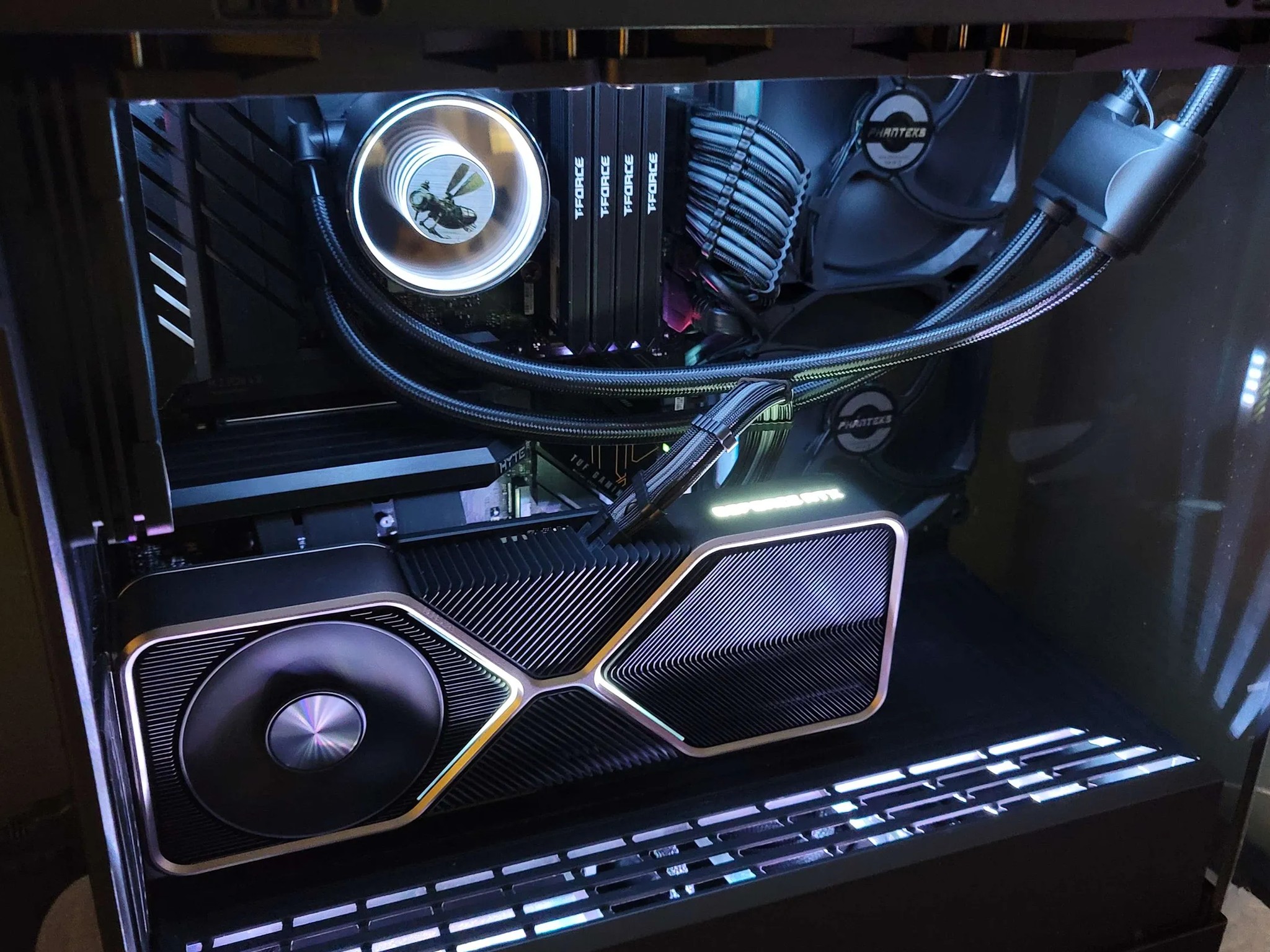 Dark Power--12700k, 3080 FE, 32GB DDR4 4133, TUF Z690, 360 AIO, 1 TB  NVMe, 850W, WiFi/Ethernet