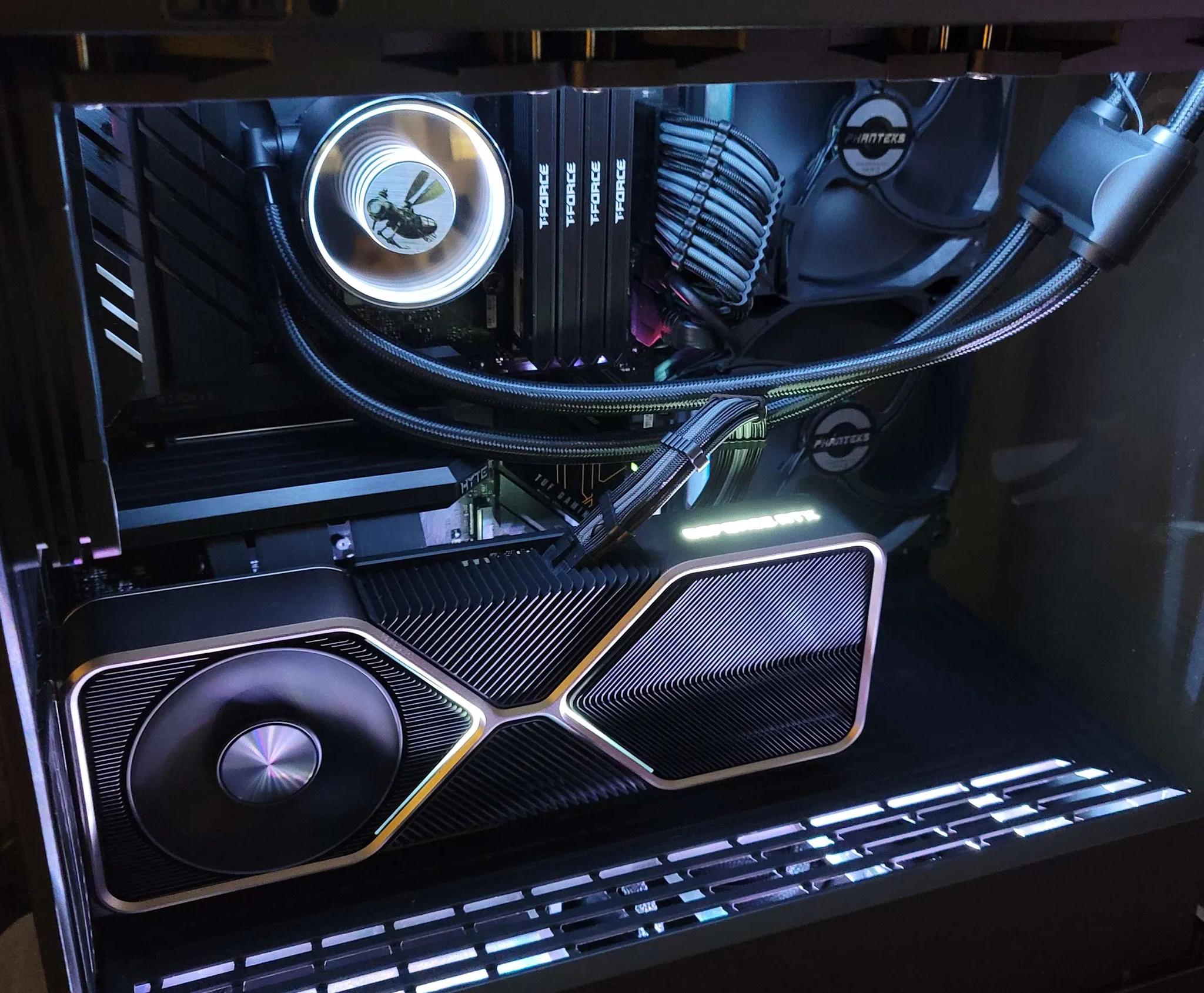 Dark Power--12700k, 3080 FE, 32GB DDR4 4133, TUF Z690, 360 AIO, 1 TB  NVMe, 850W, WiFi/Ethernet