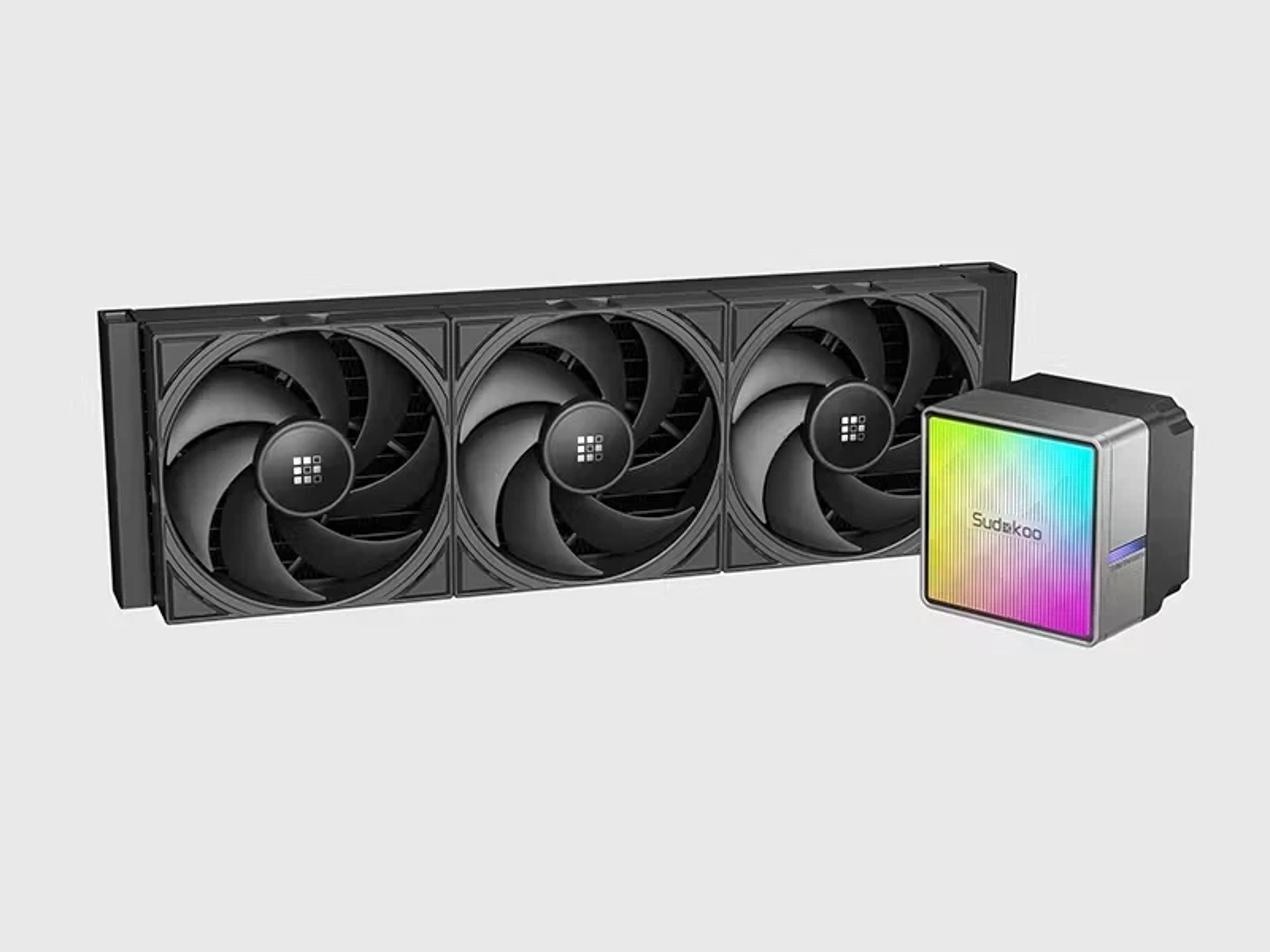SUDOKOO NEXAURA 360 Black Liquid AIO CPU Cooler ARGB diamond glow