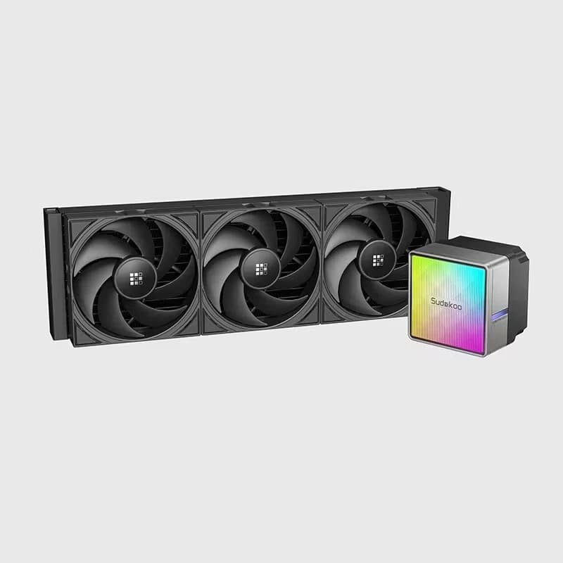 SUDOKOO NEXAURA 360 Black Liquid AIO CPU Cooler ARGB diamond glow